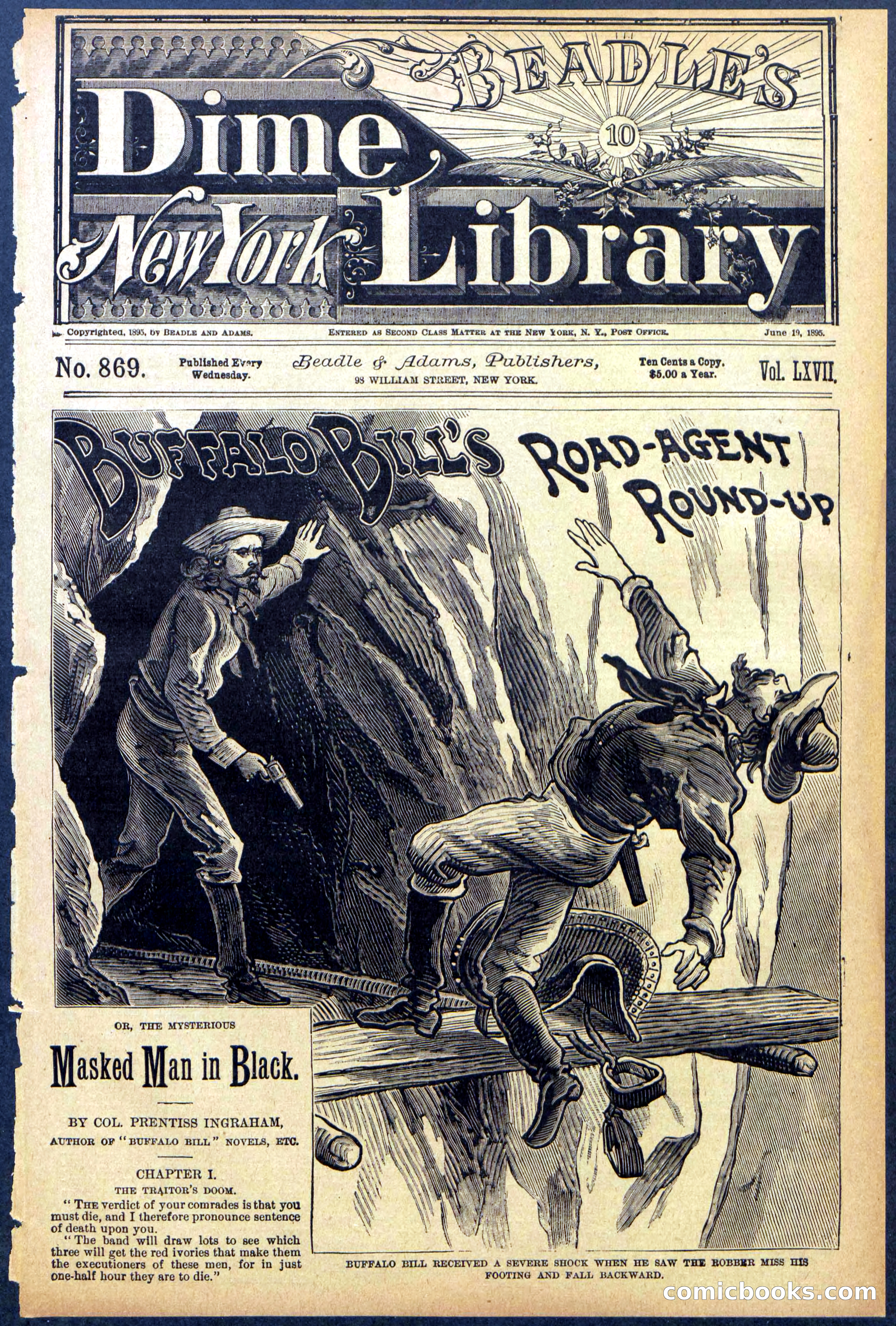 Beadle's Dime Library No. 869 — page 1 of 32
