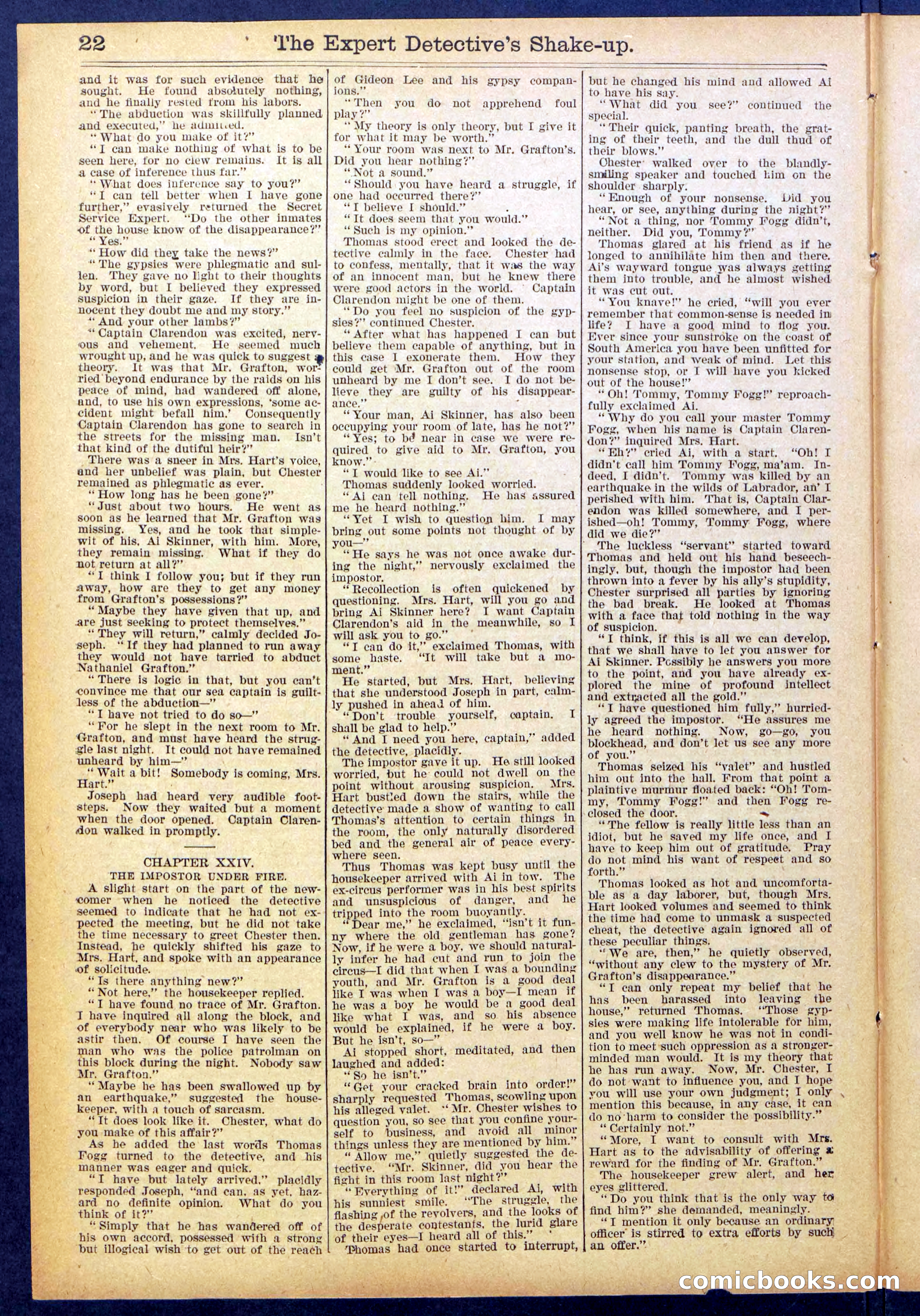 The Great Detective's Shake Up: Fake's Fight for a Fortune — page 22 of 32