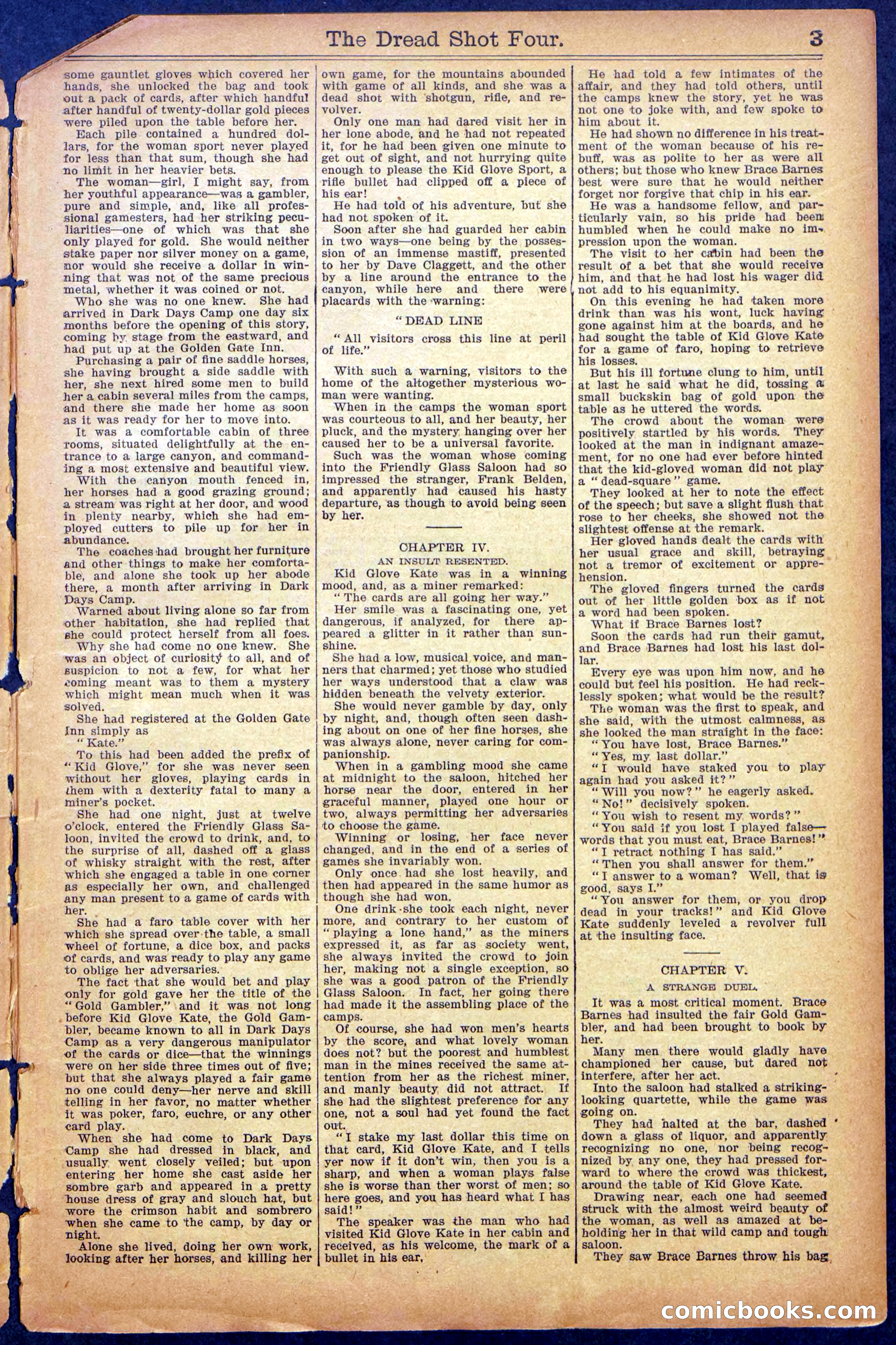 The Dread Shot Four — page 5 of 36