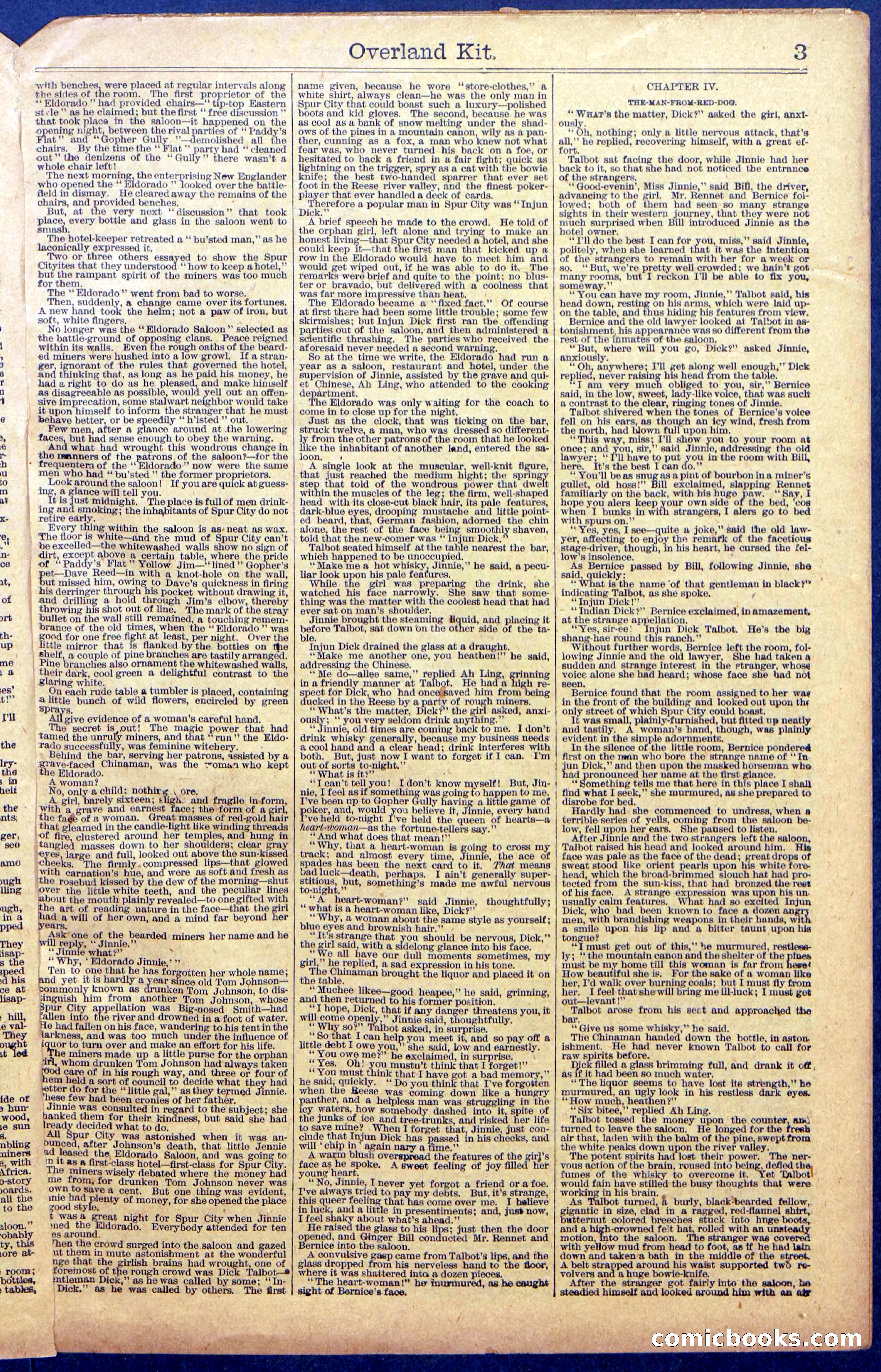 Overland Kit; Or, The Idyl of White Pine — page 5 of 28