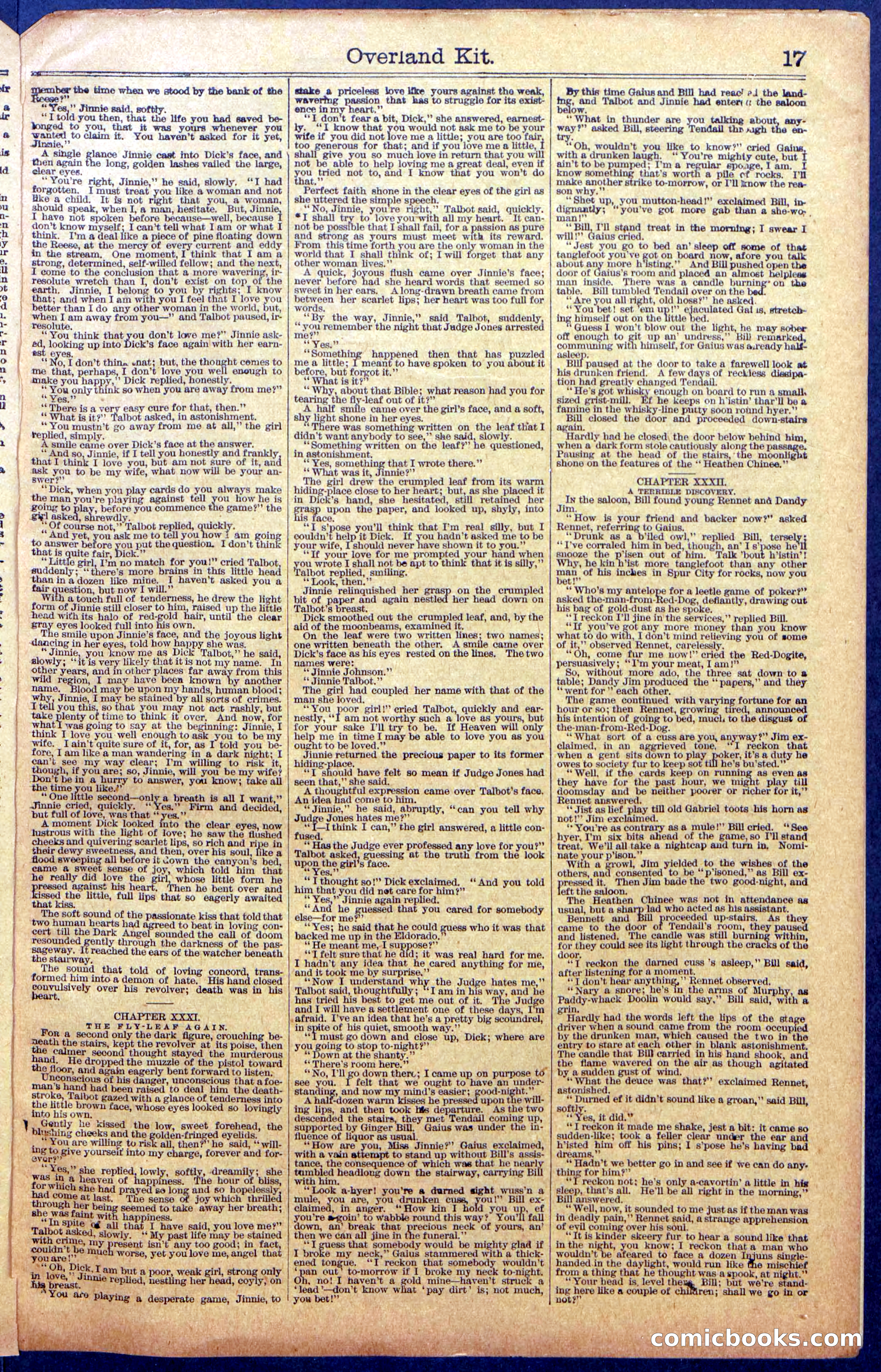 Overland Kit; Or, The Idyl of White Pine — page 19 of 28