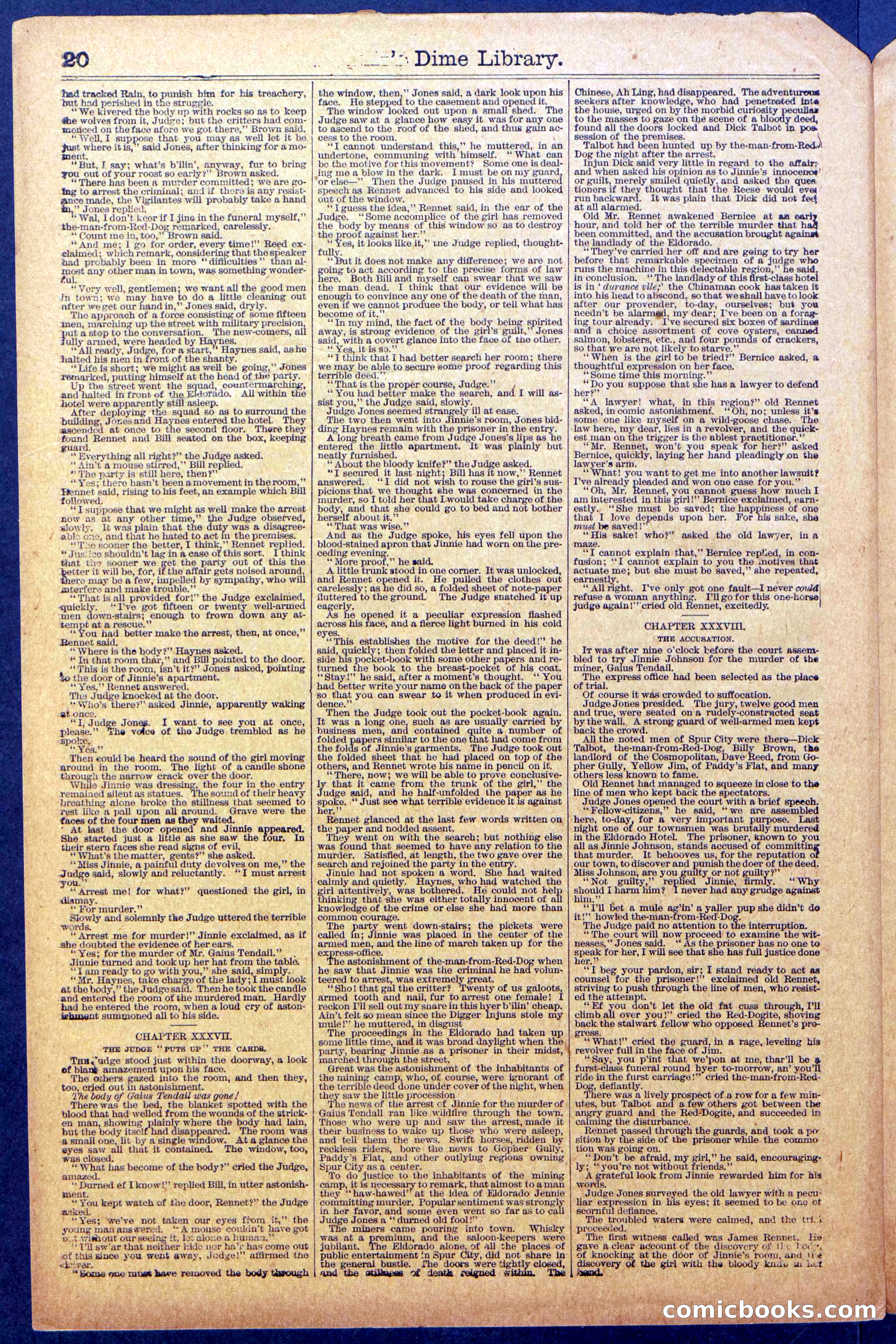 Overland Kit; Or, The Idyl of White Pine — page 22 of 28