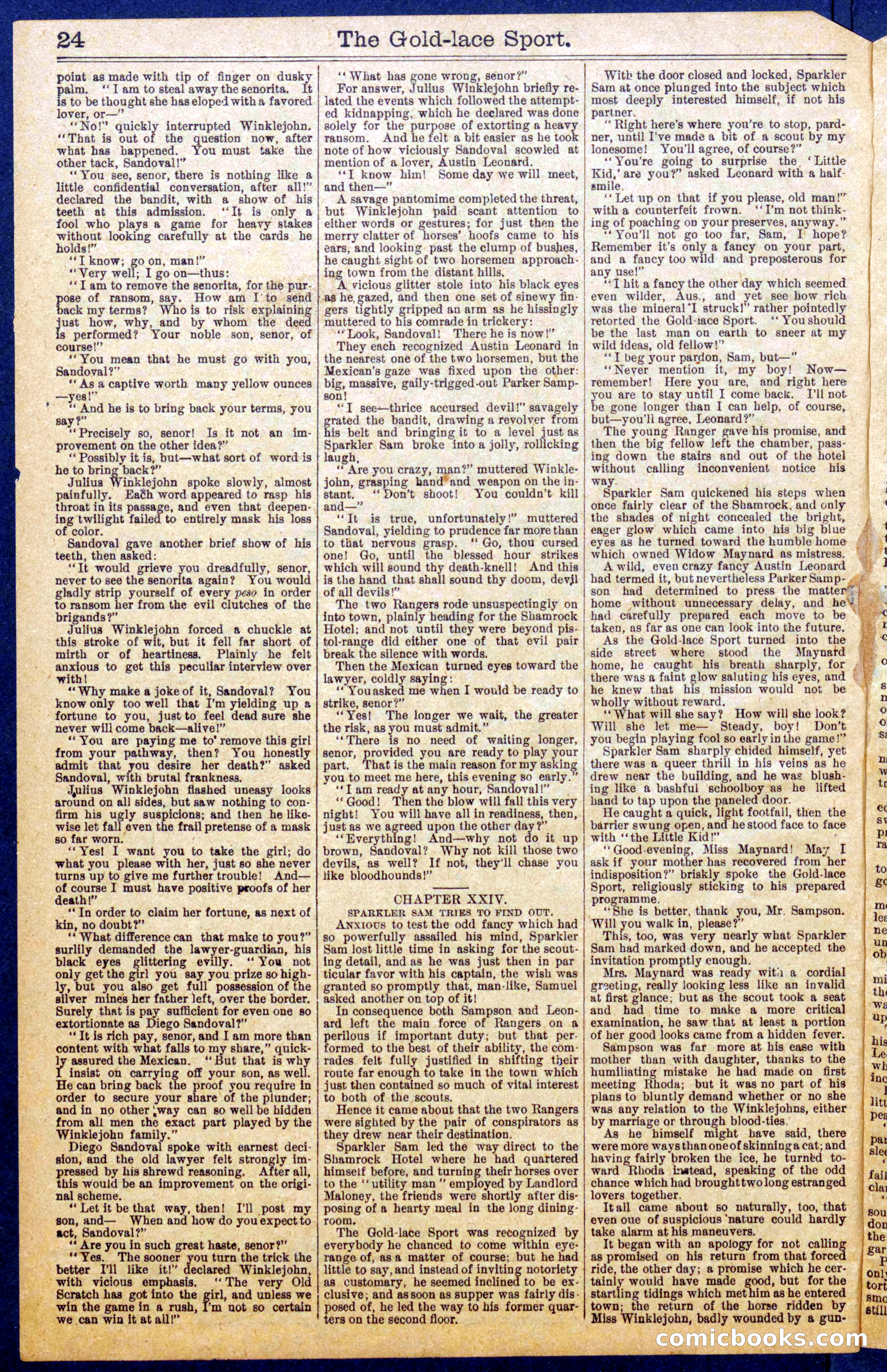 The Dime Library: 'The Corkscrew Sport' — page 26 of 34