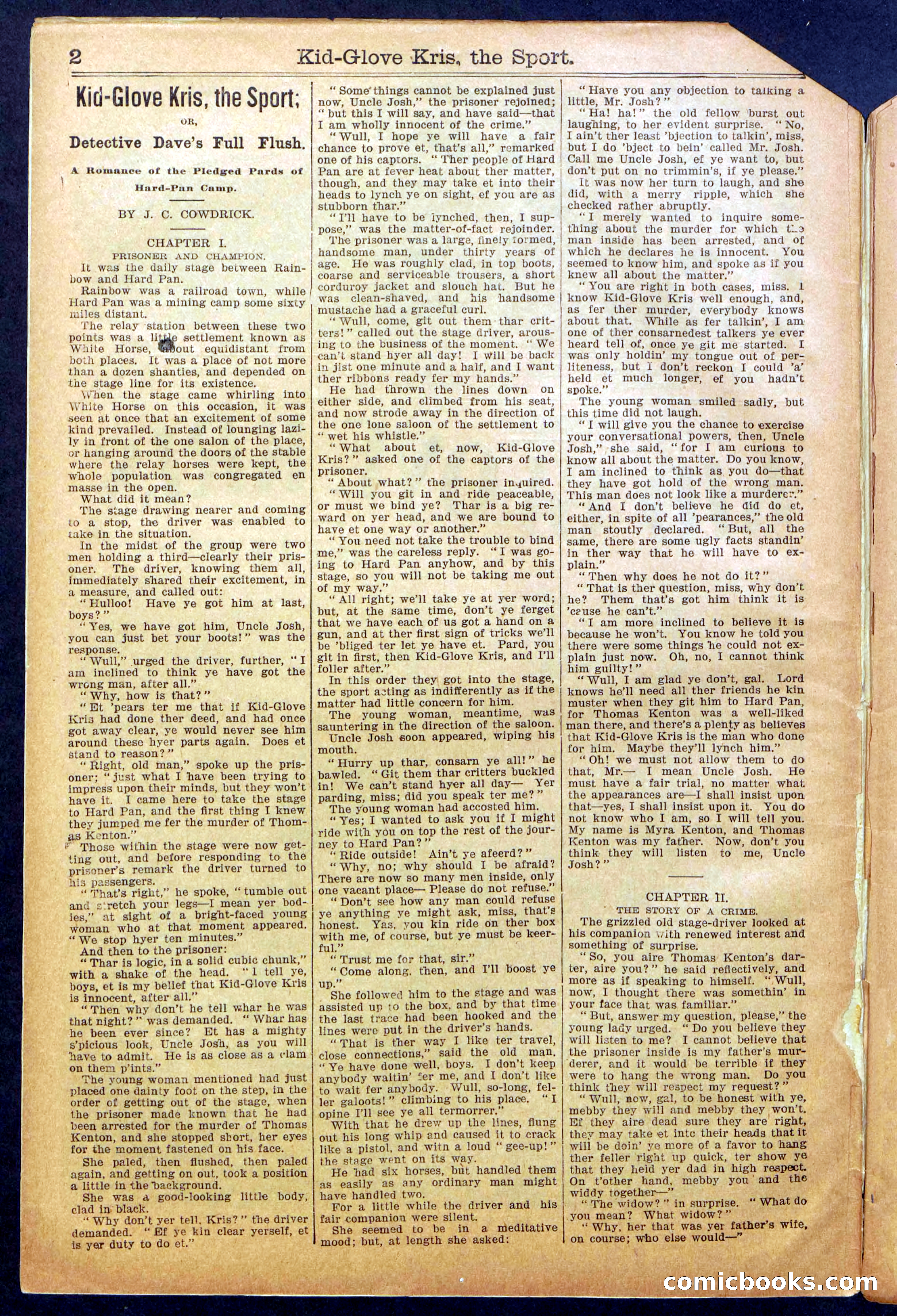 Kid Glove Kris, of Hard Pan Camp — page 4 of 36