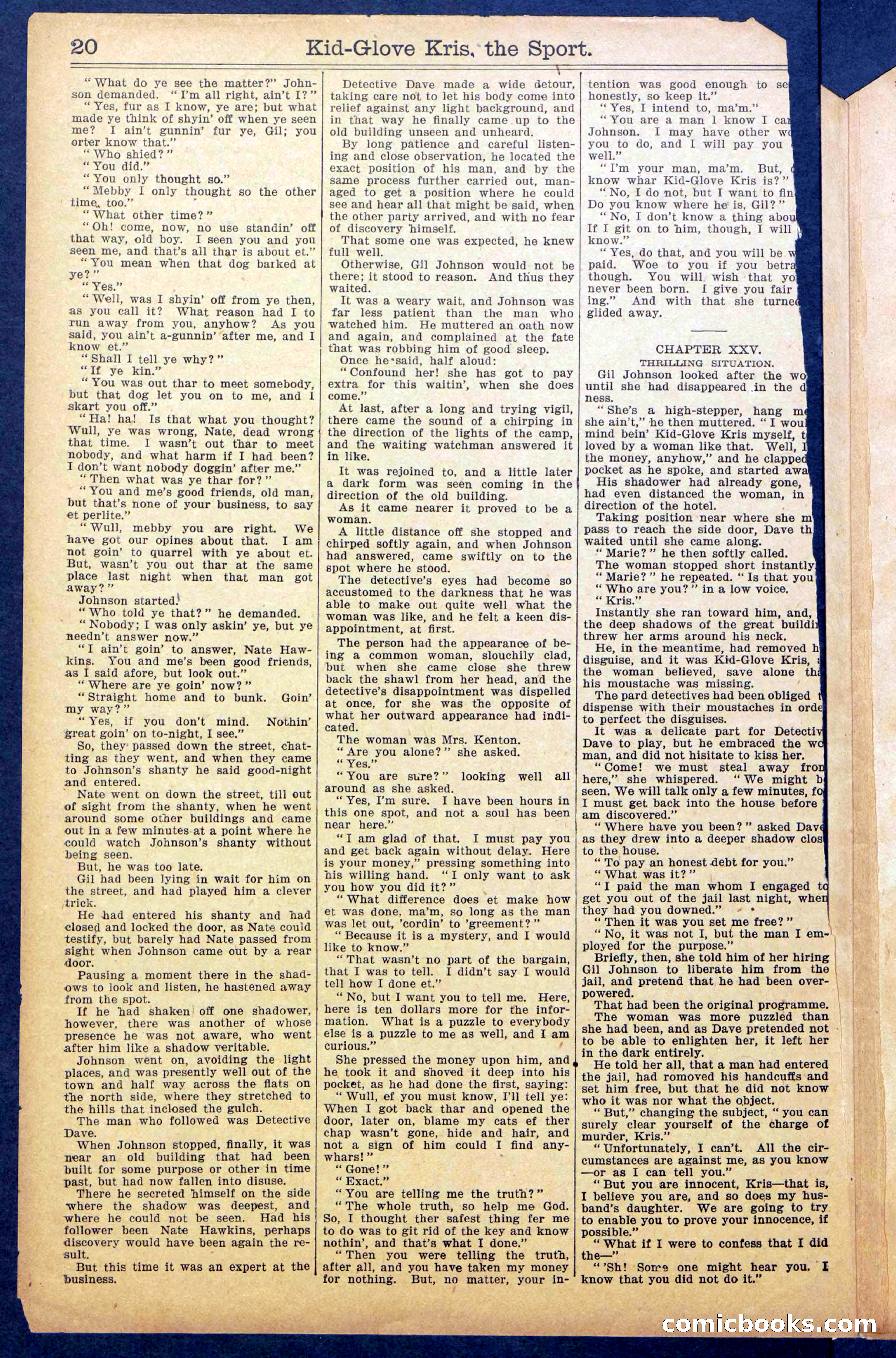 Kid Glove Kris, of Hard Pan Camp — page 22 of 36