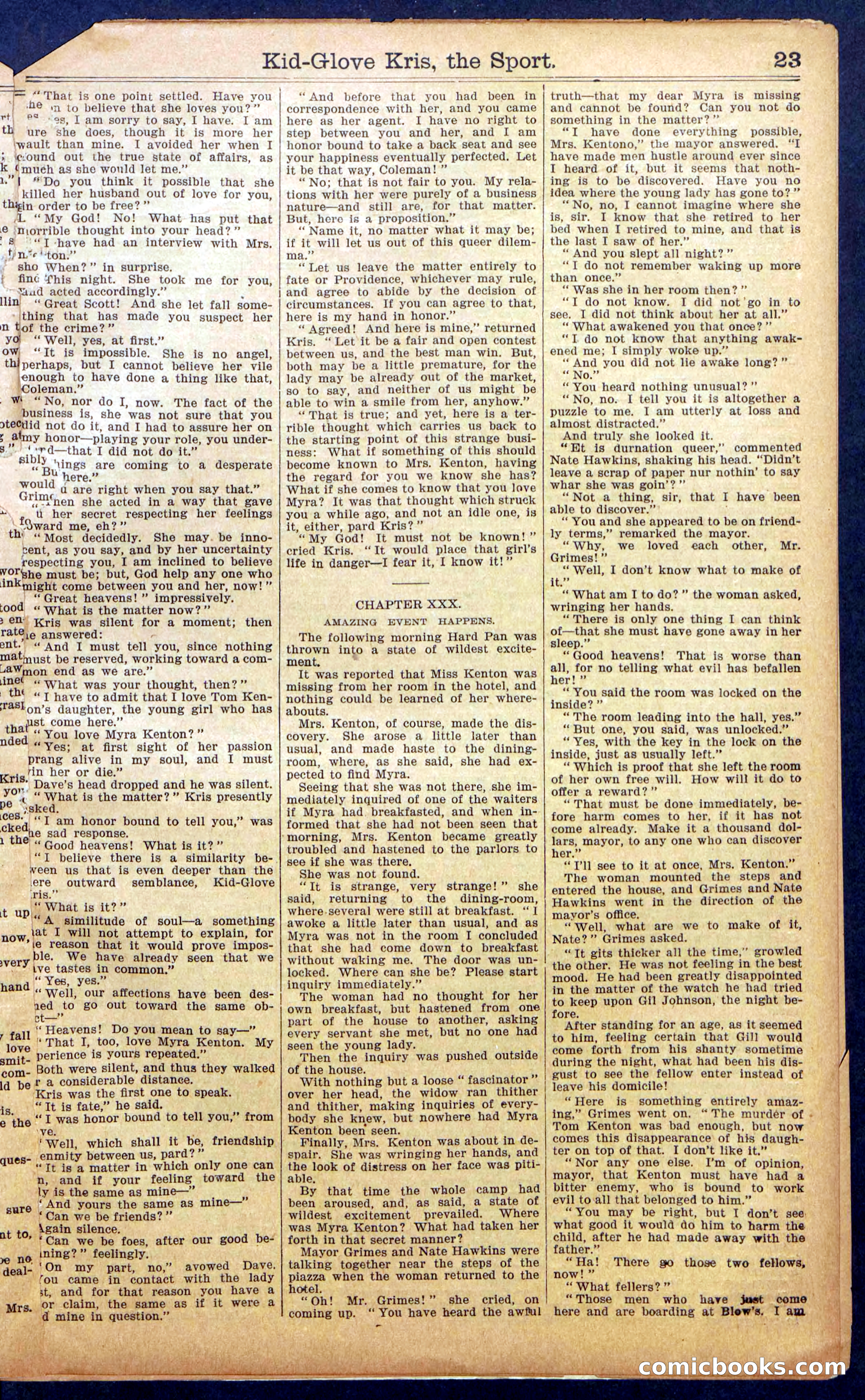 Kid Glove Kris, of Hard Pan Camp — page 25 of 36