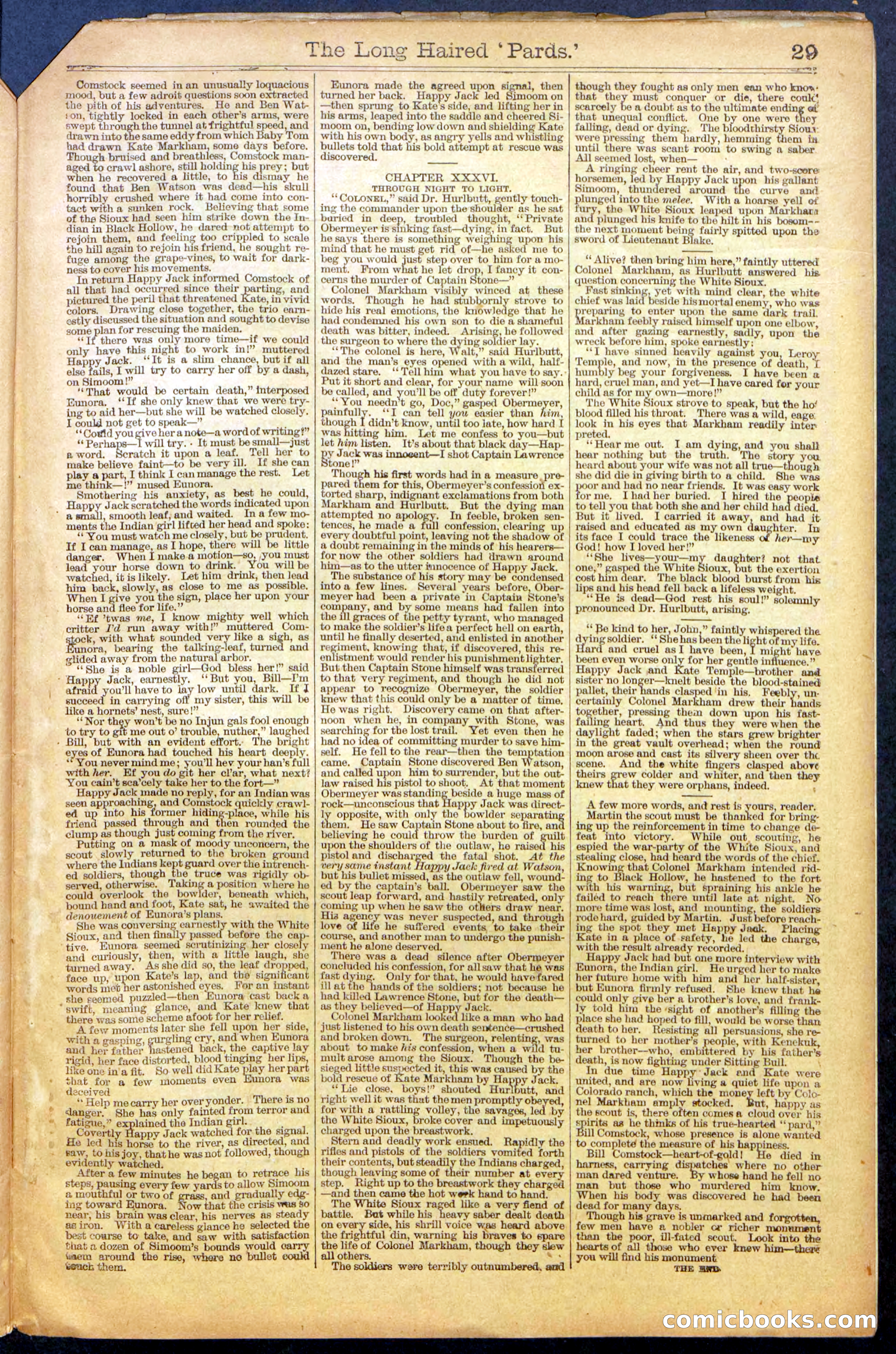 The Long Haired Bards; or, The Tartars of the Plains — page 31 of 36