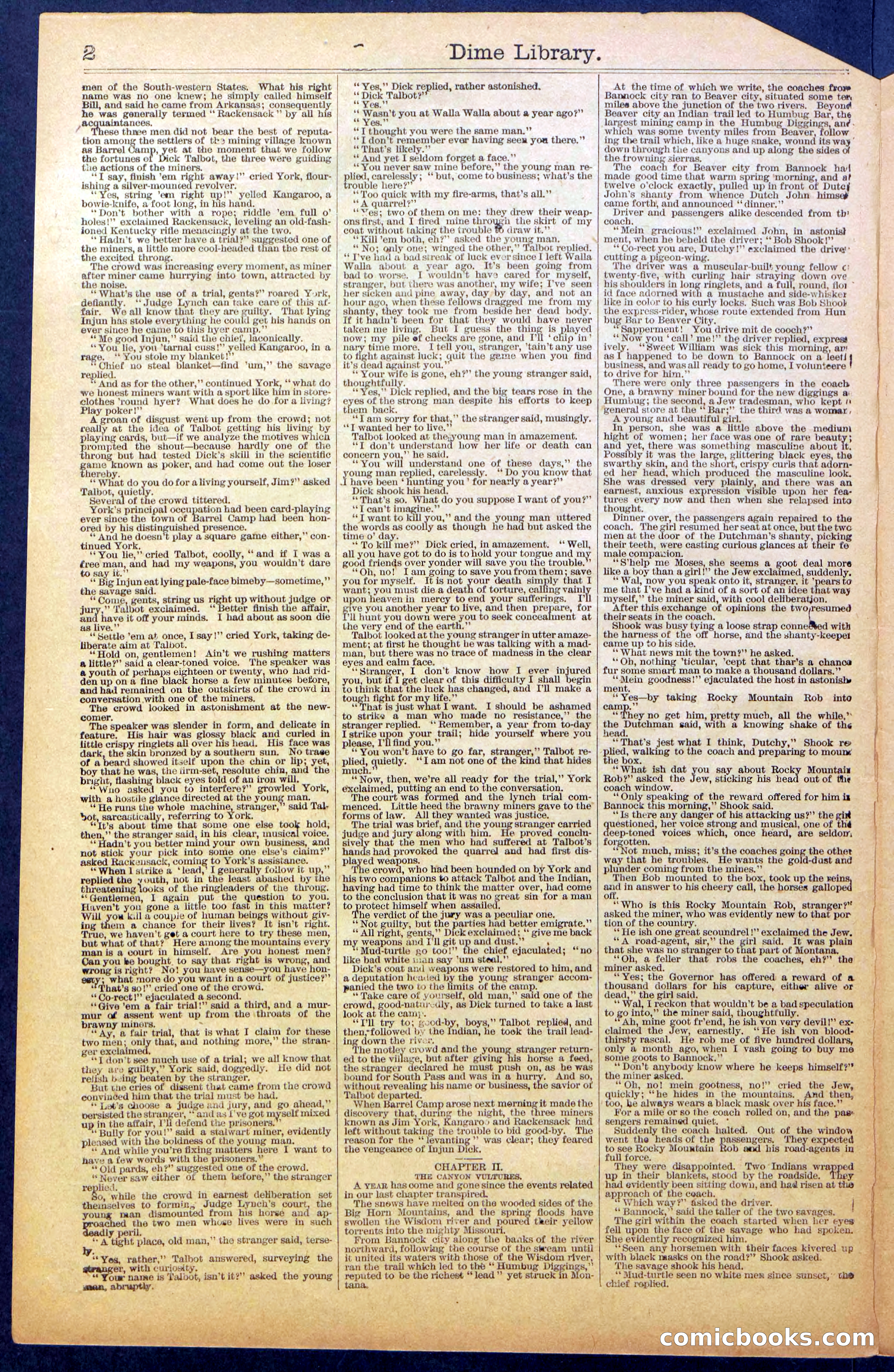 The New York Dime Library No. 988: Rocky Mountain Rob — page 4 of 28