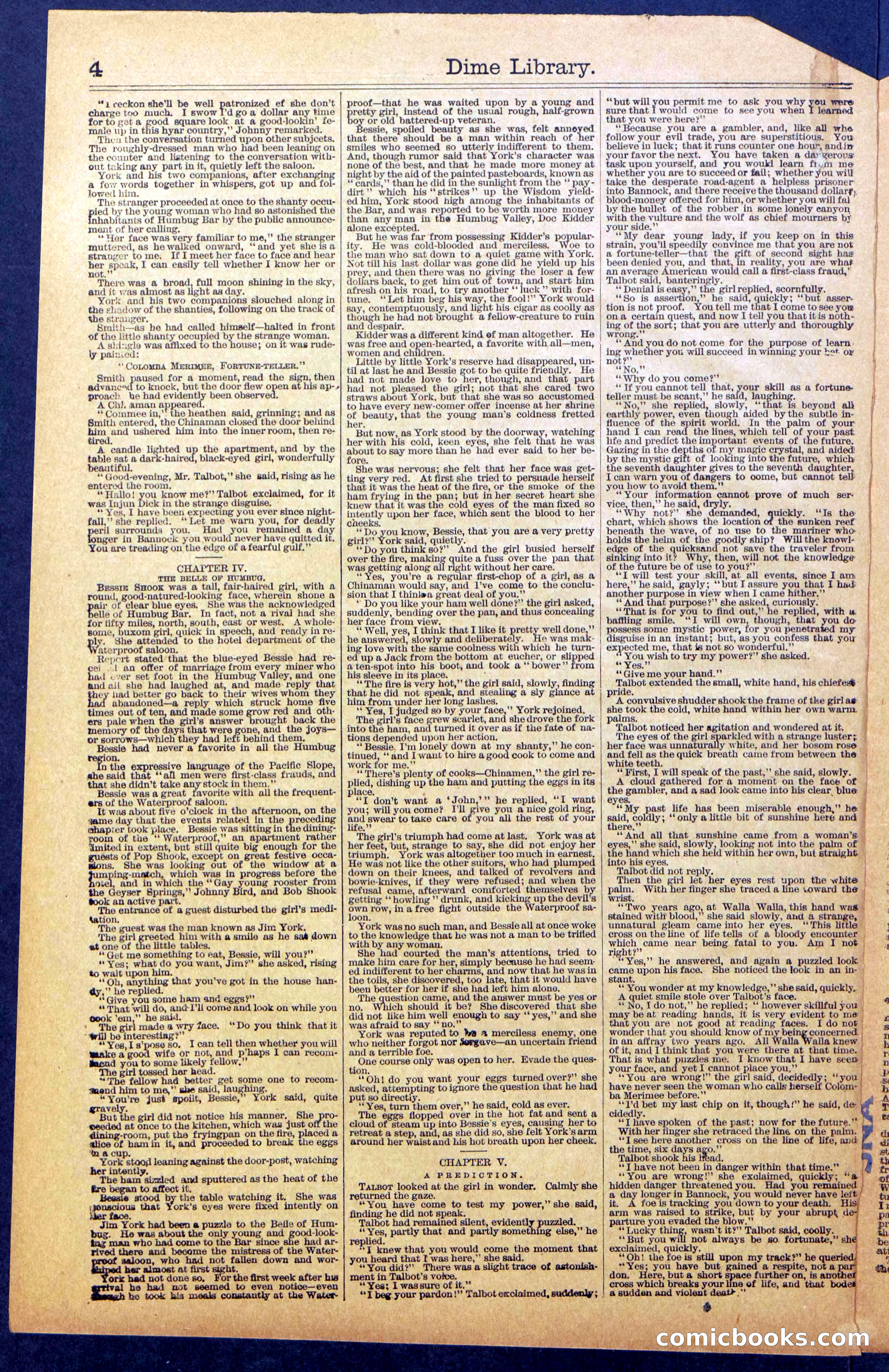 The New York Dime Library No. 988: Rocky Mountain Rob — page 6 of 28