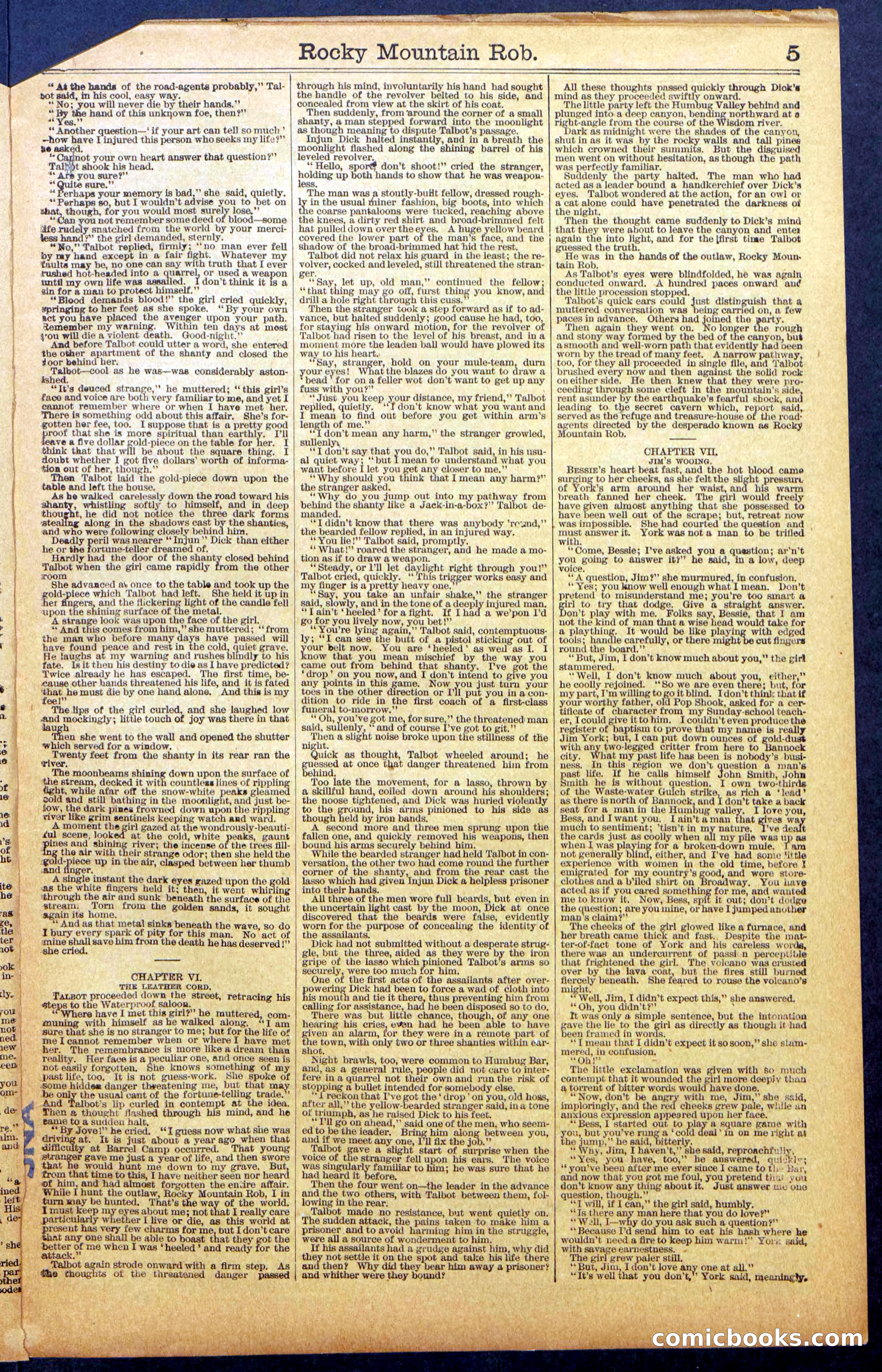 The New York Dime Library No. 988: Rocky Mountain Rob — page 7 of 28