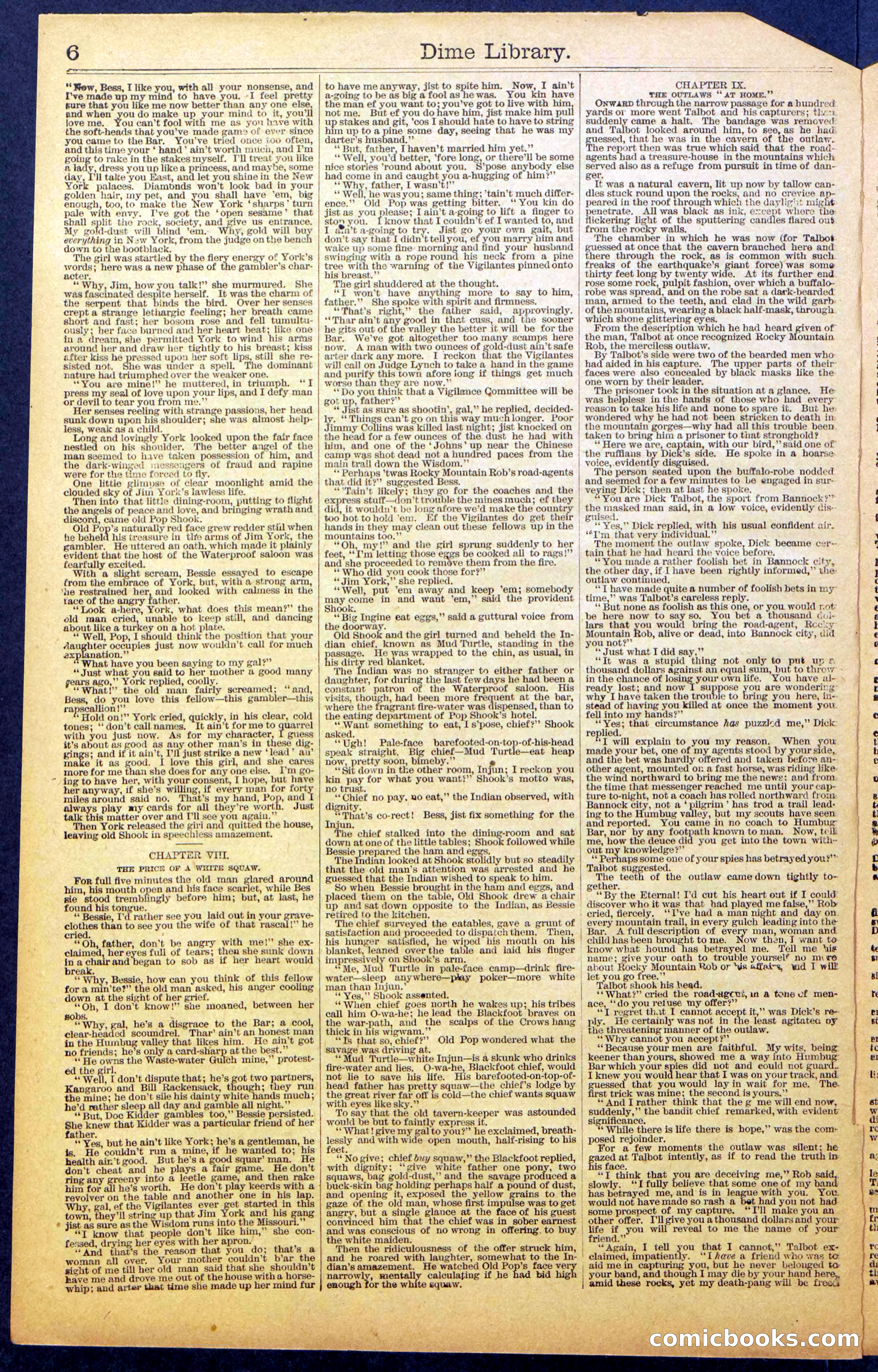 The New York Dime Library No. 988: Rocky Mountain Rob — page 8 of 28