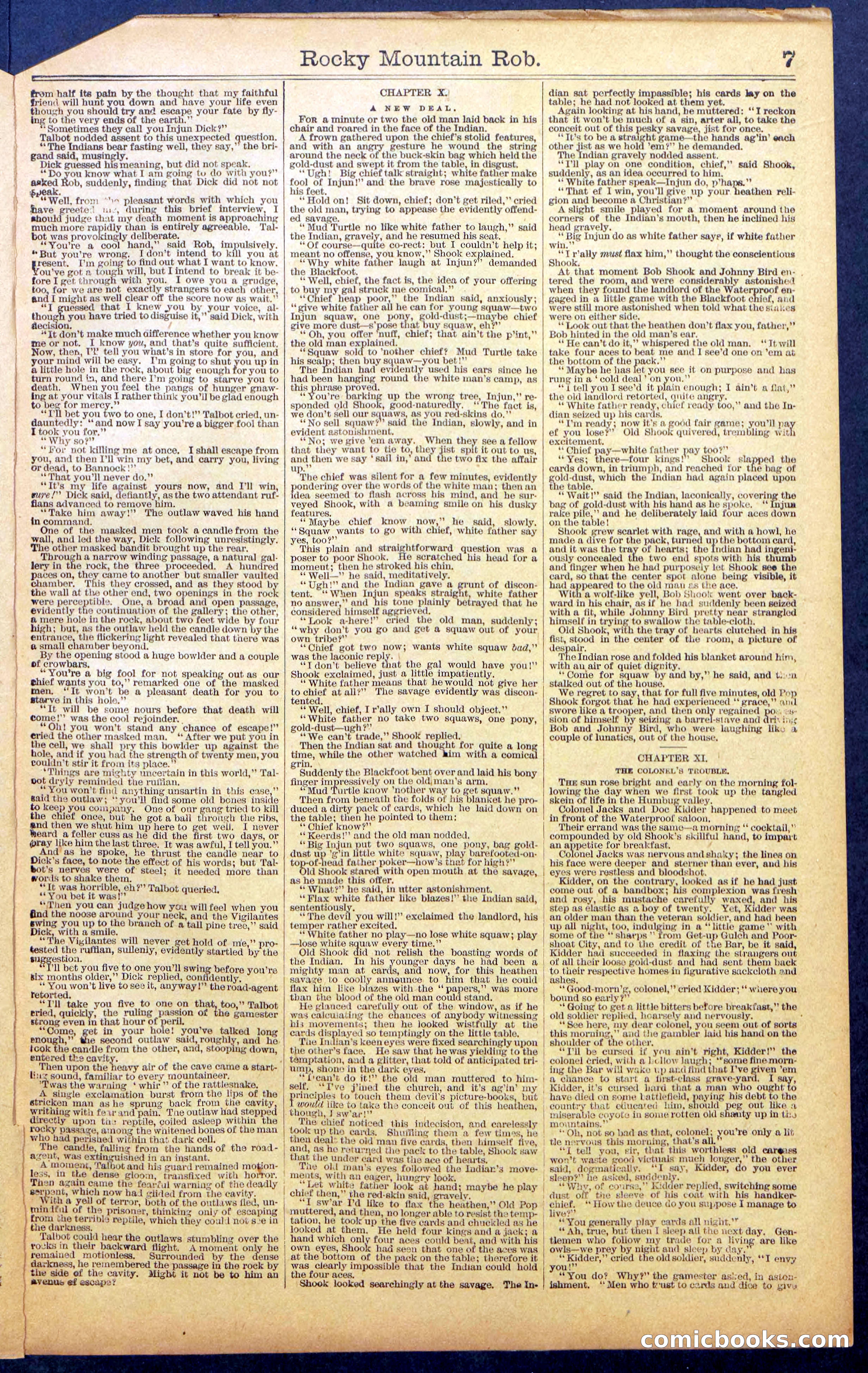 The New York Dime Library No. 988: Rocky Mountain Rob — page 9 of 28