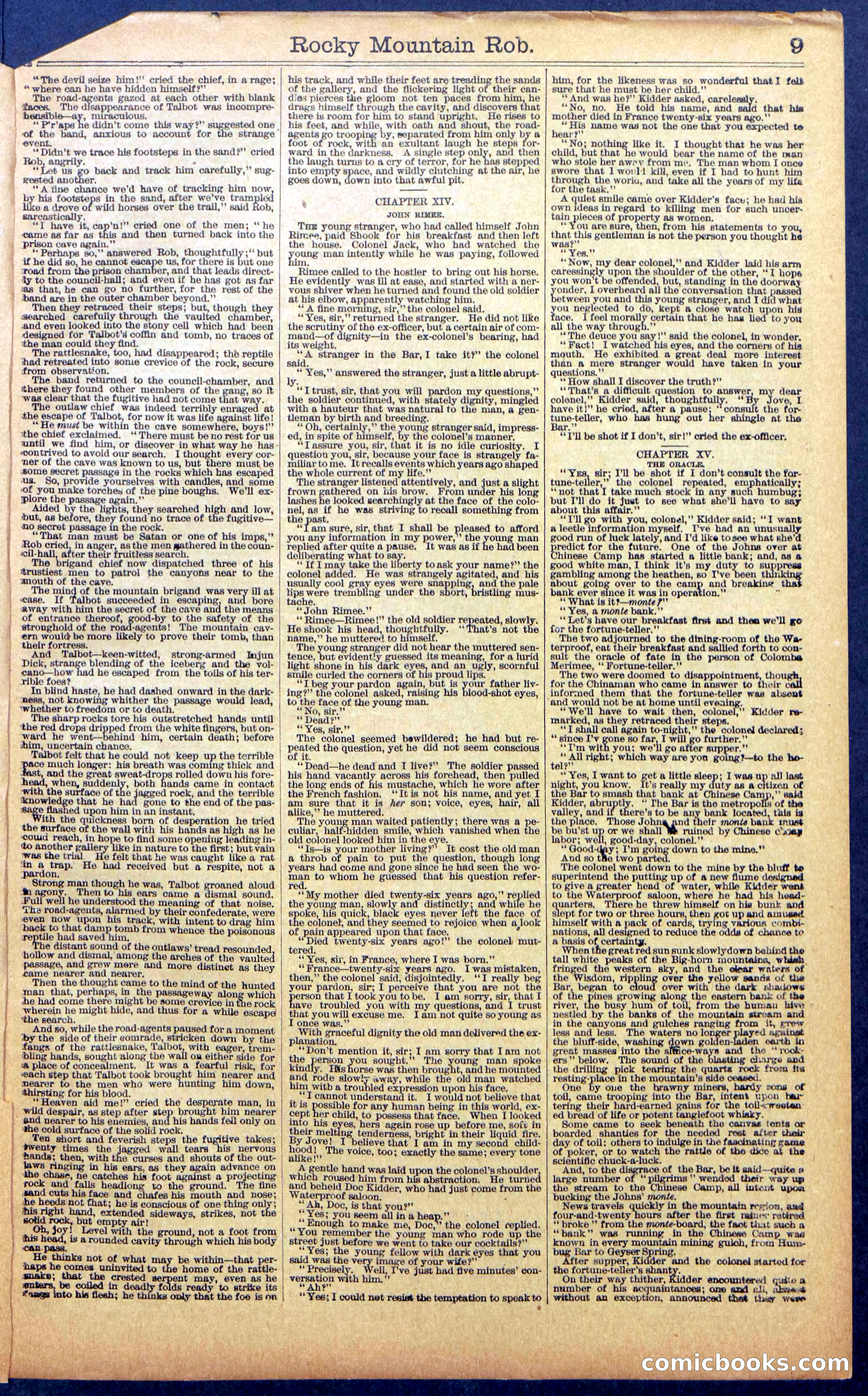 The New York Dime Library No. 988: Rocky Mountain Rob — page 11 of 28