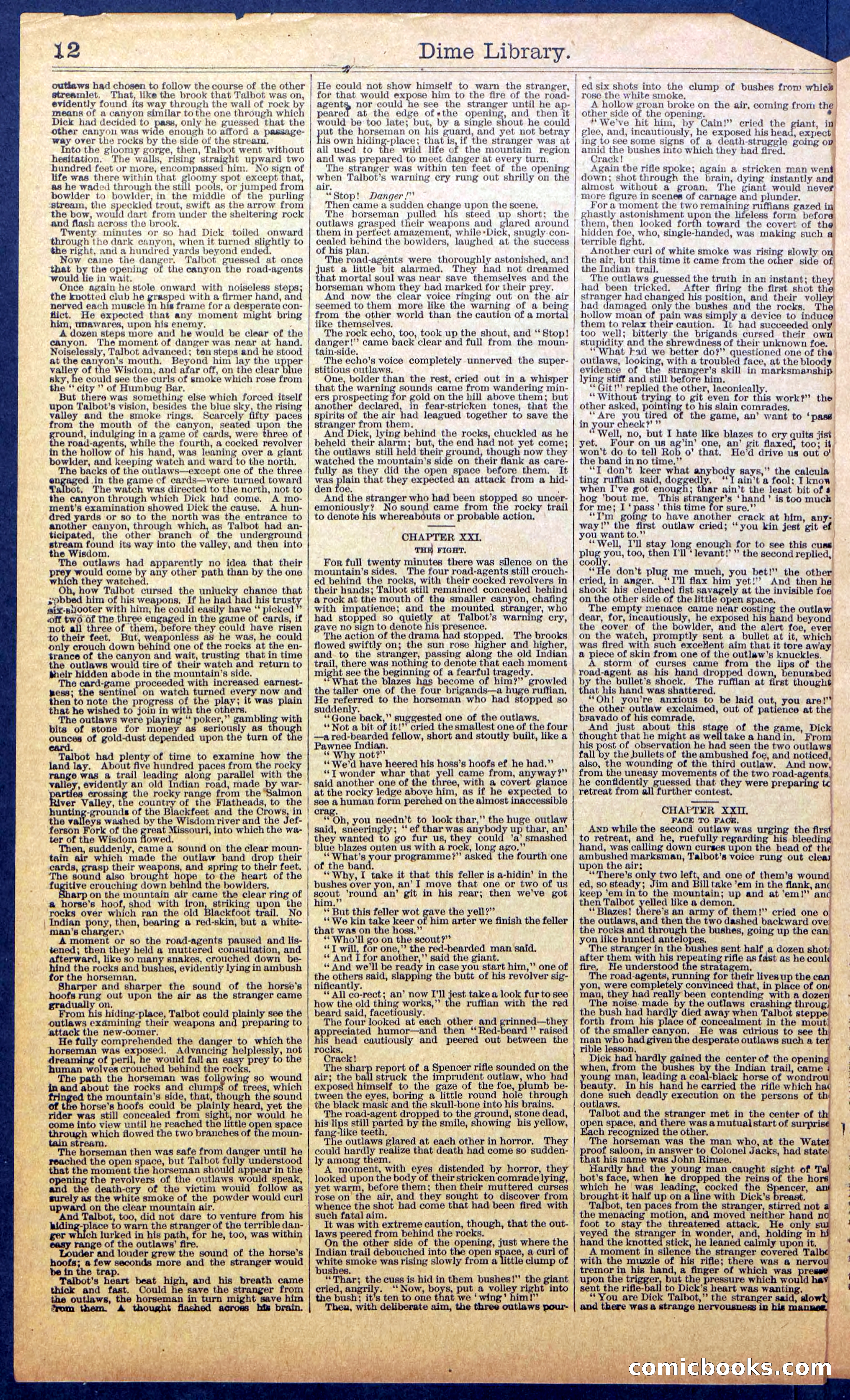 The New York Dime Library No. 988: Rocky Mountain Rob — page 14 of 28