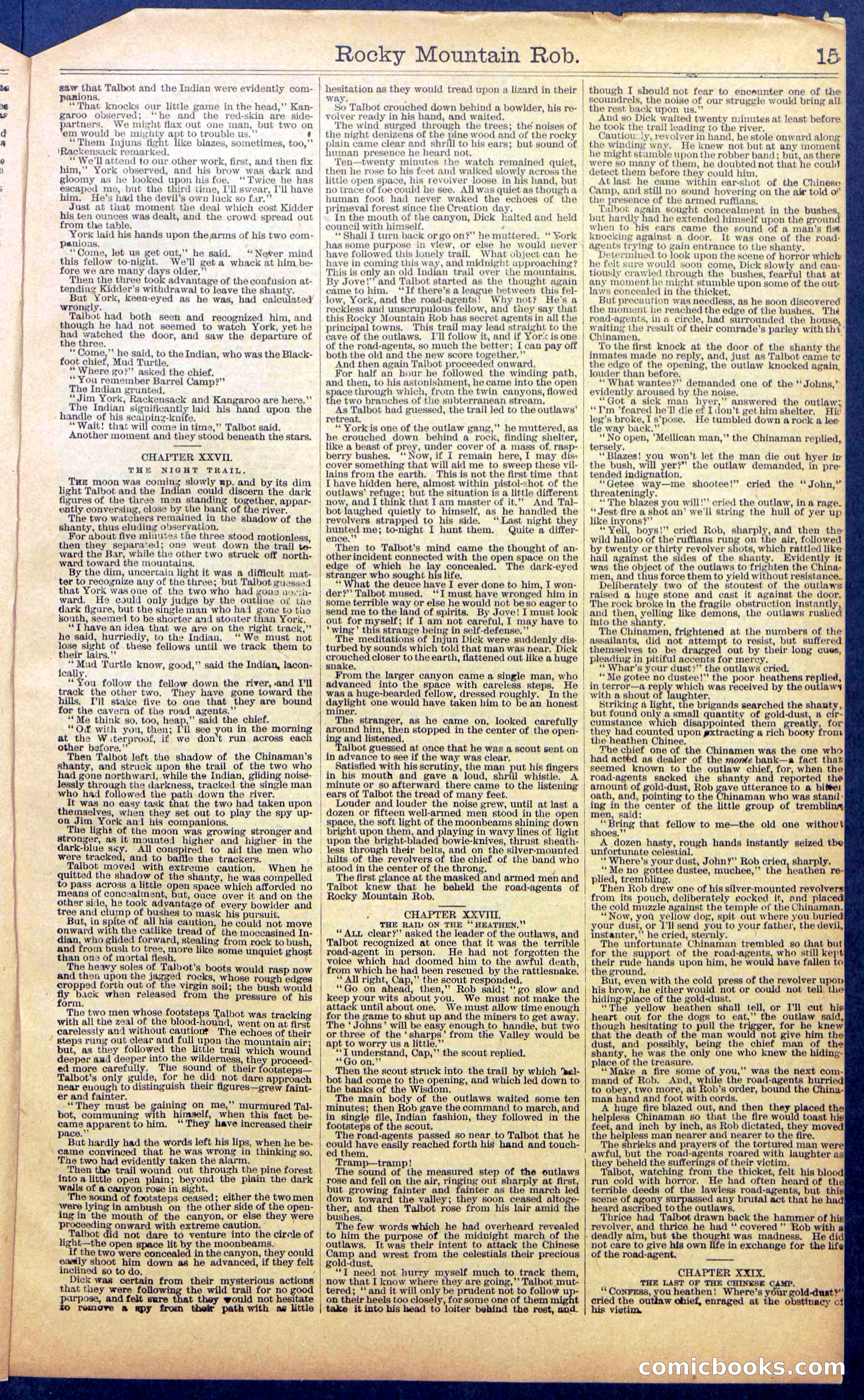 The New York Dime Library No. 988: Rocky Mountain Rob — page 17 of 28