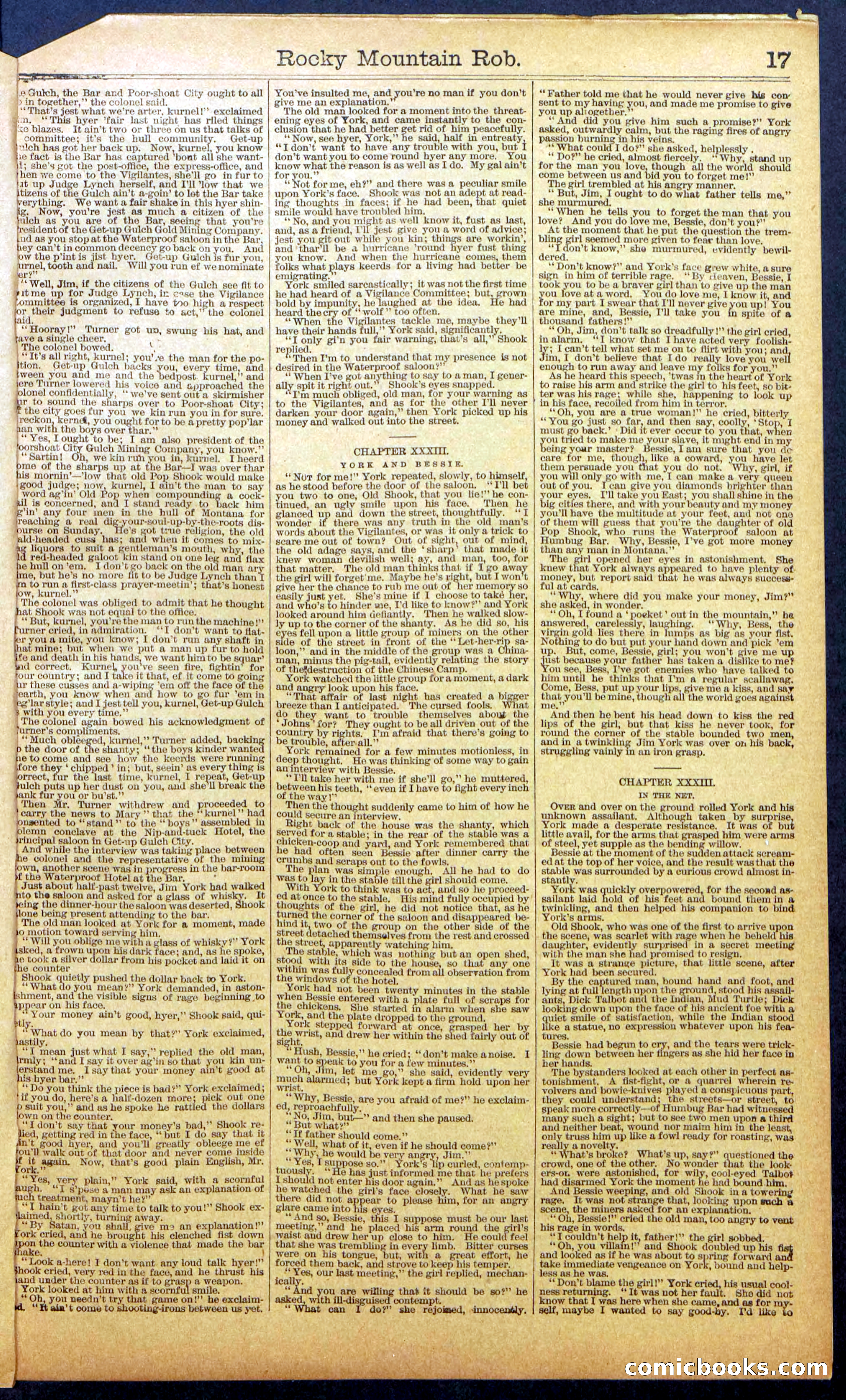 The New York Dime Library No. 988: Rocky Mountain Rob — page 19 of 28