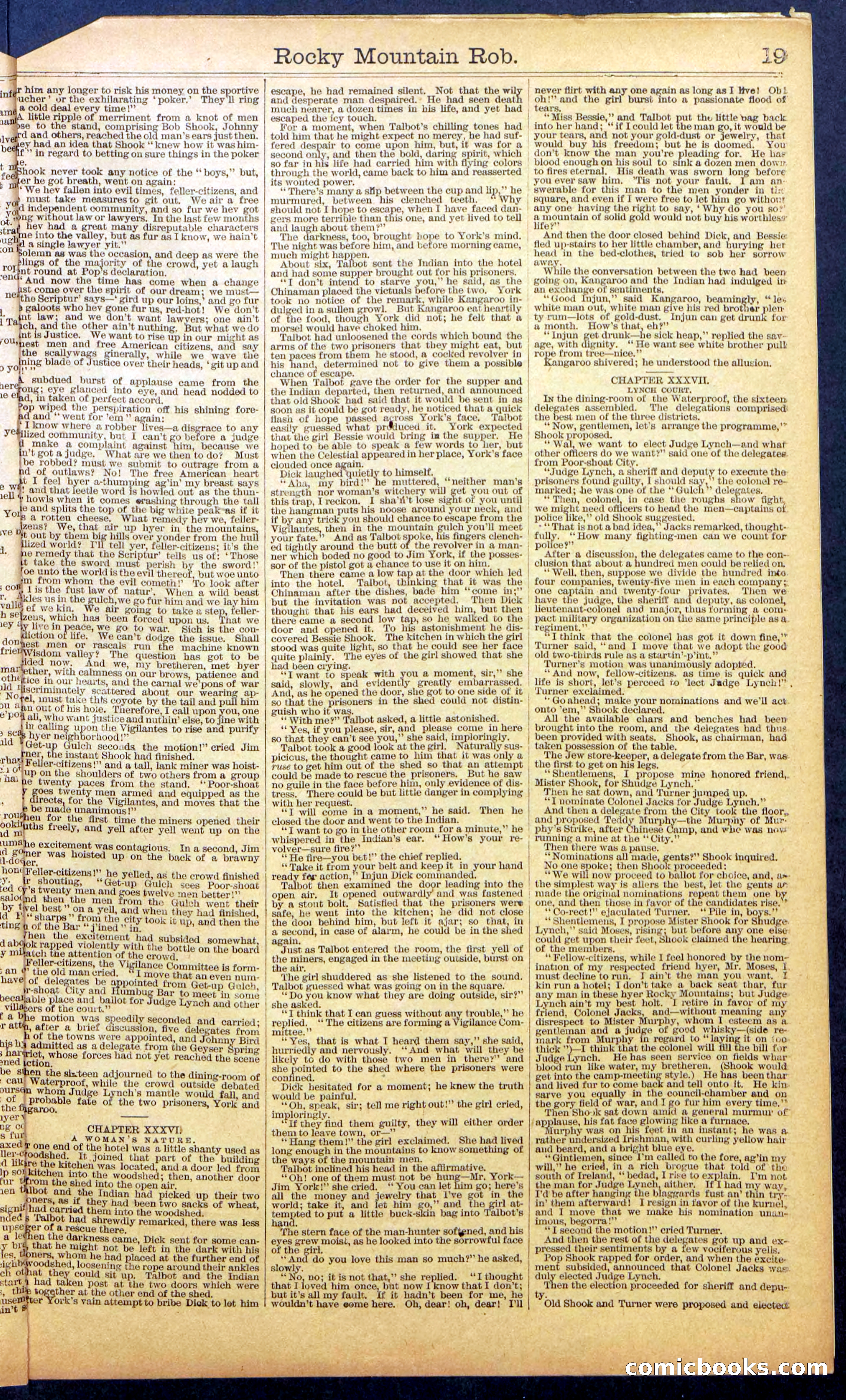The New York Dime Library No. 988: Rocky Mountain Rob — page 21 of 28