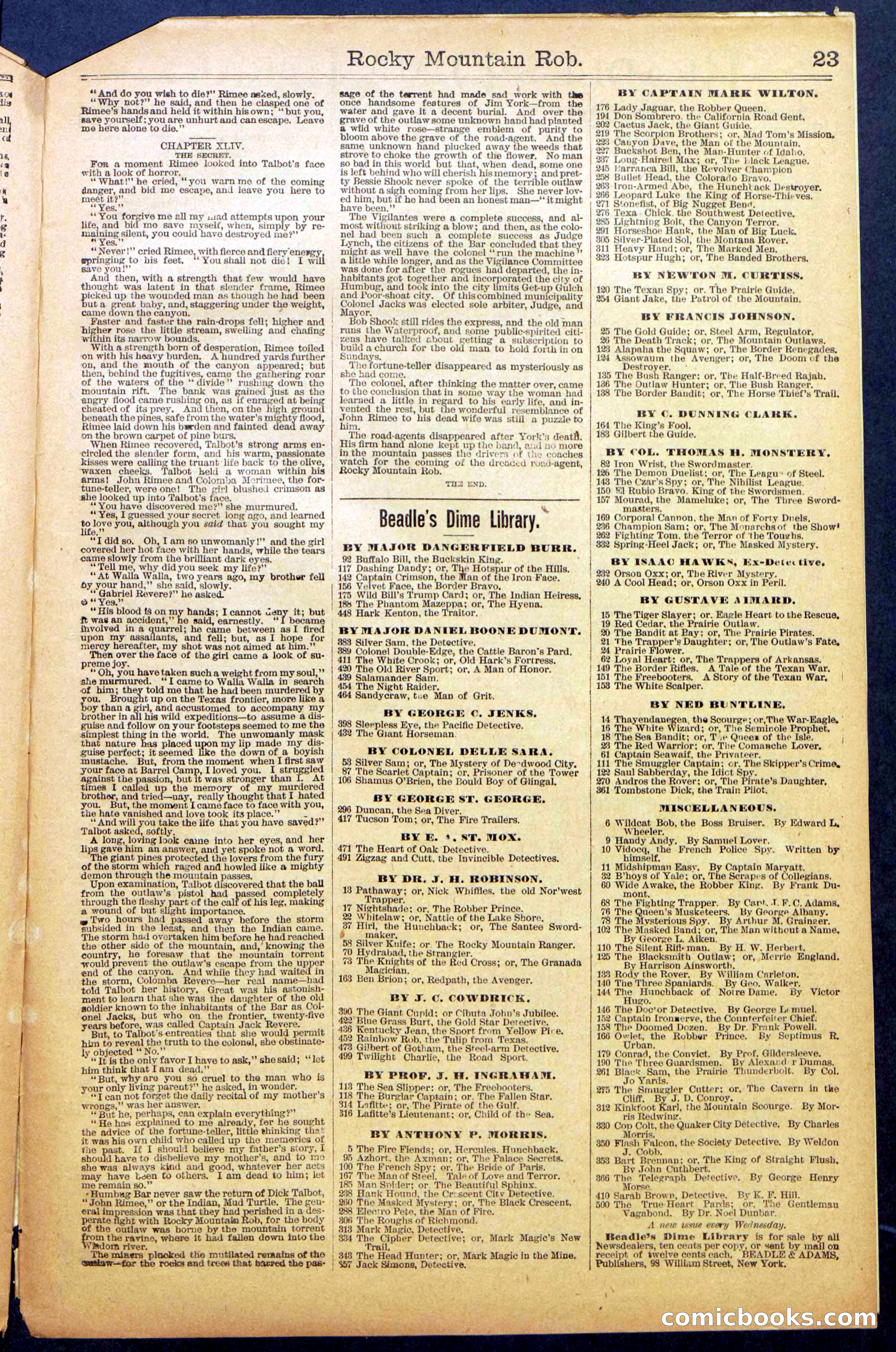 The New York Dime Library No. 988: Rocky Mountain Rob — page 25 of 28