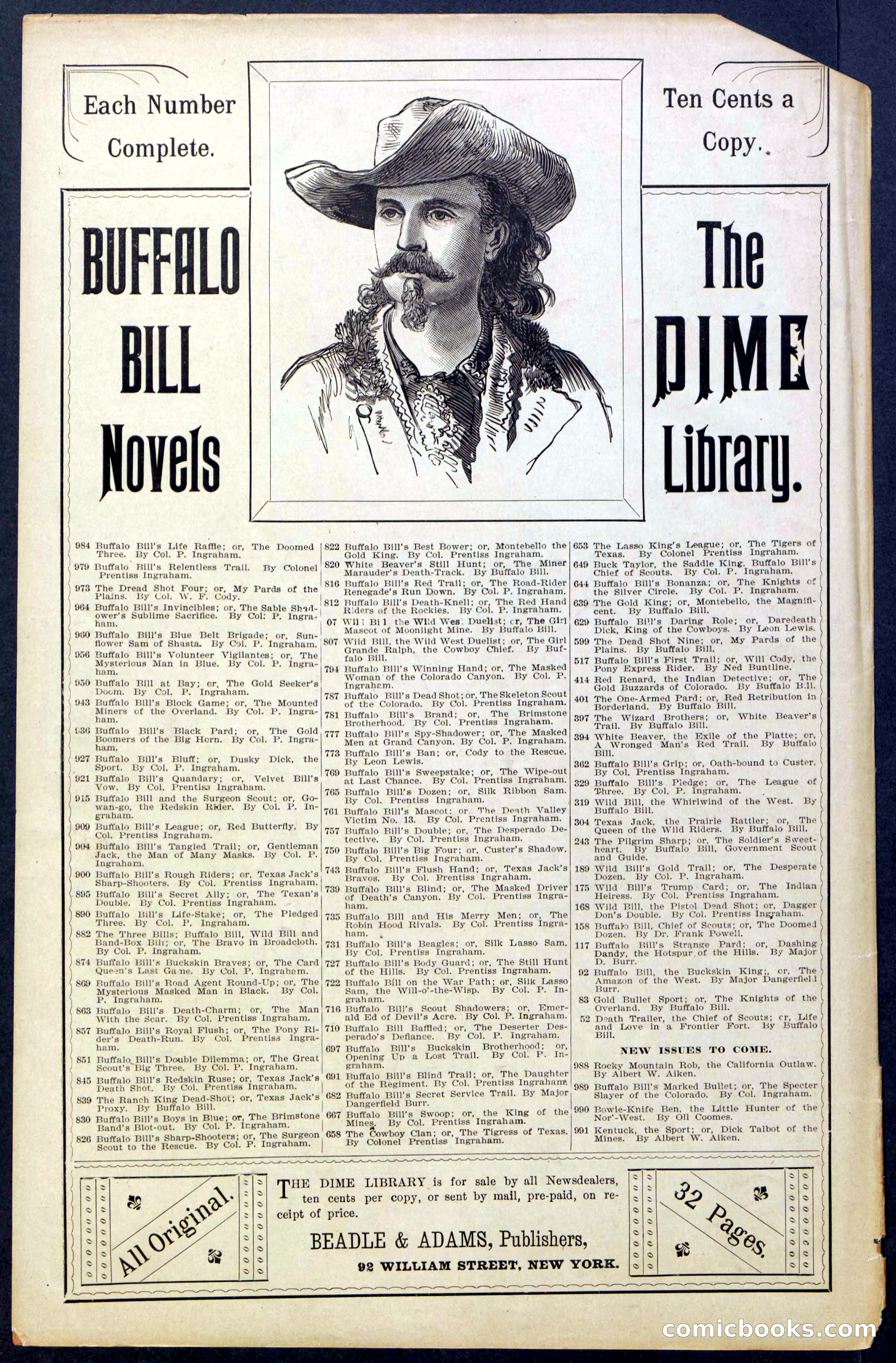 The New York Dime Library No. 988: Rocky Mountain Rob — page 28 of 28