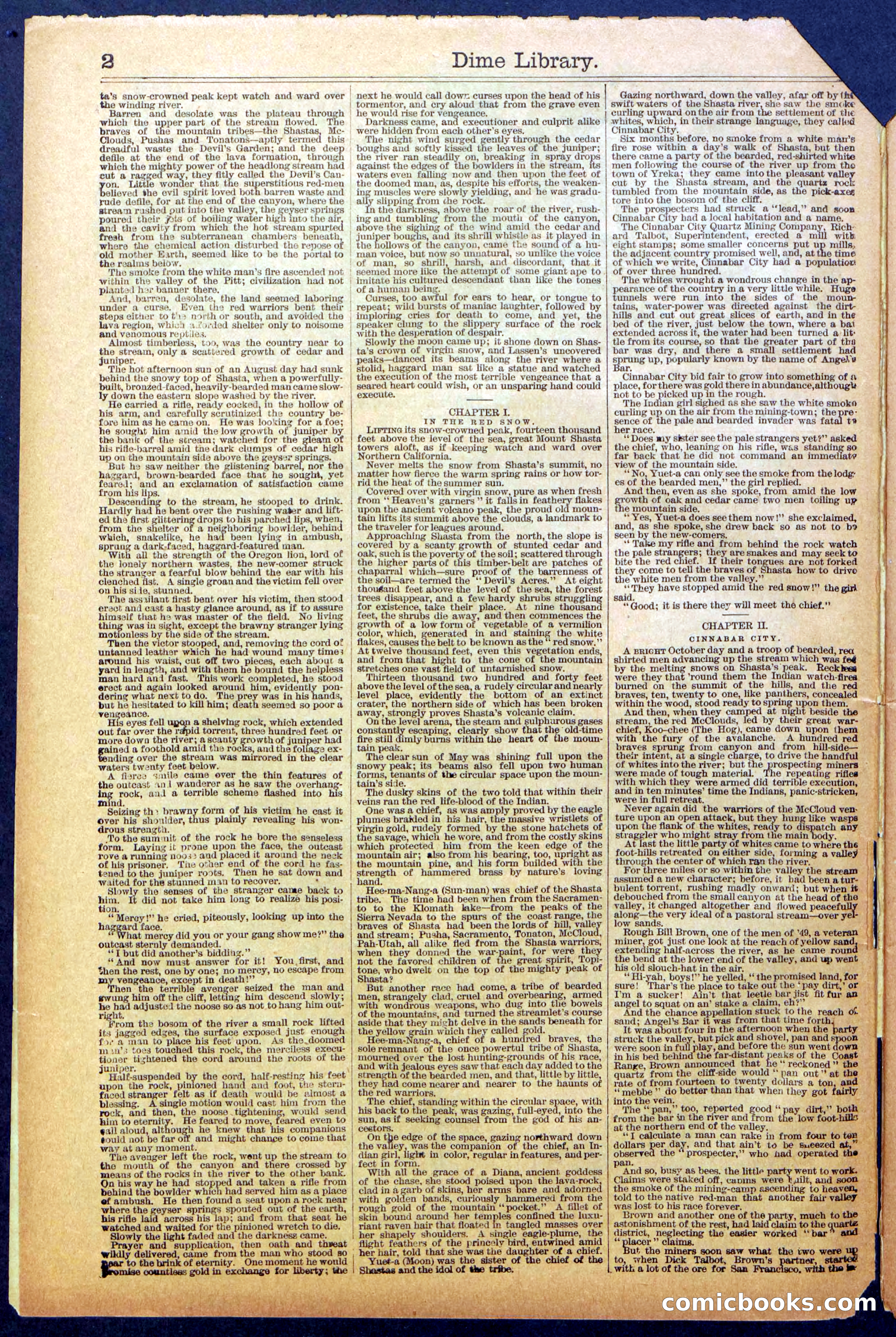 Dick Talbot at the Mines; or, Kentucky the Sport — page 4 of 36