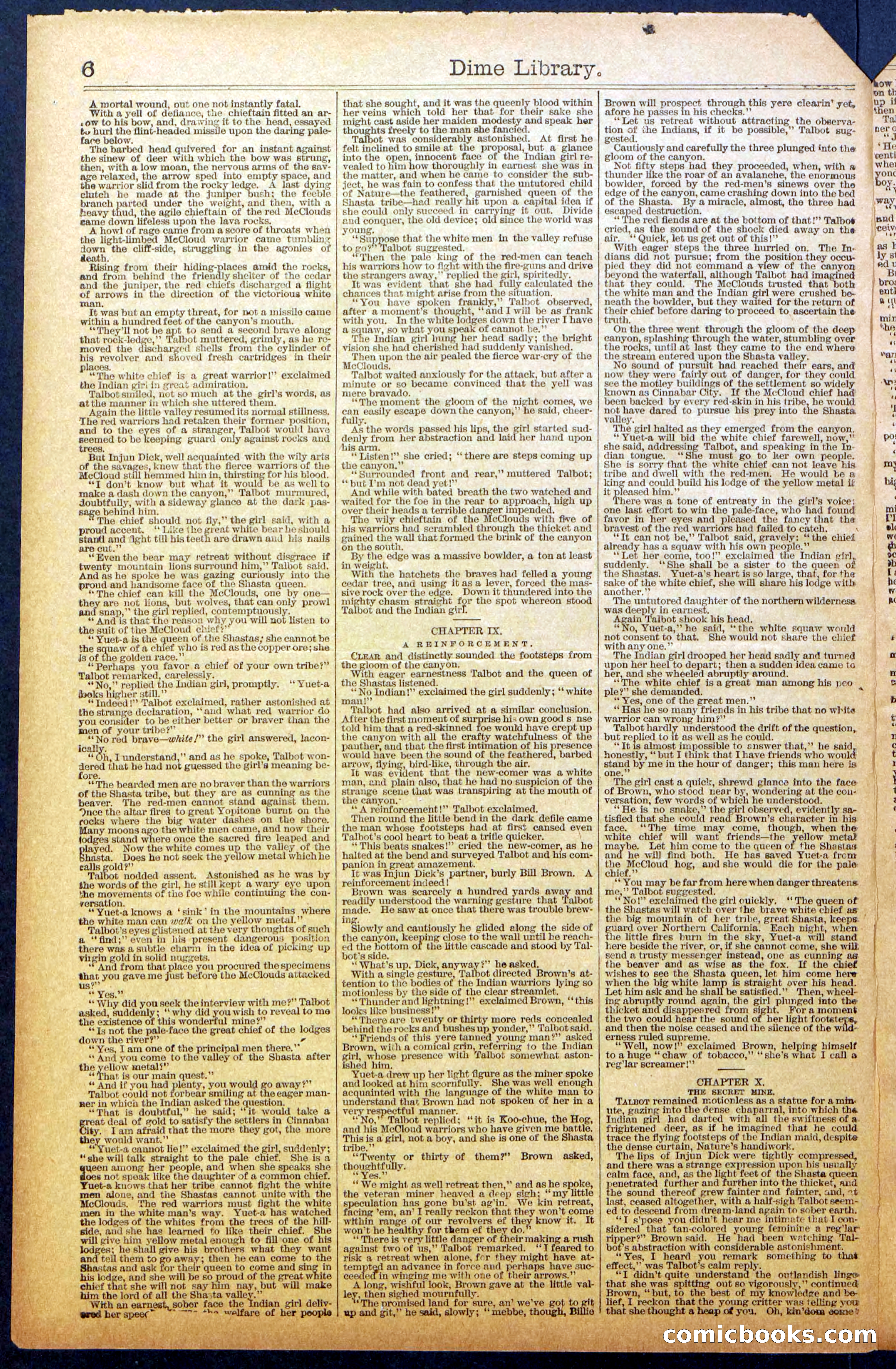 Dick Talbot at the Mines; or, Kentucky the Sport — page 8 of 36