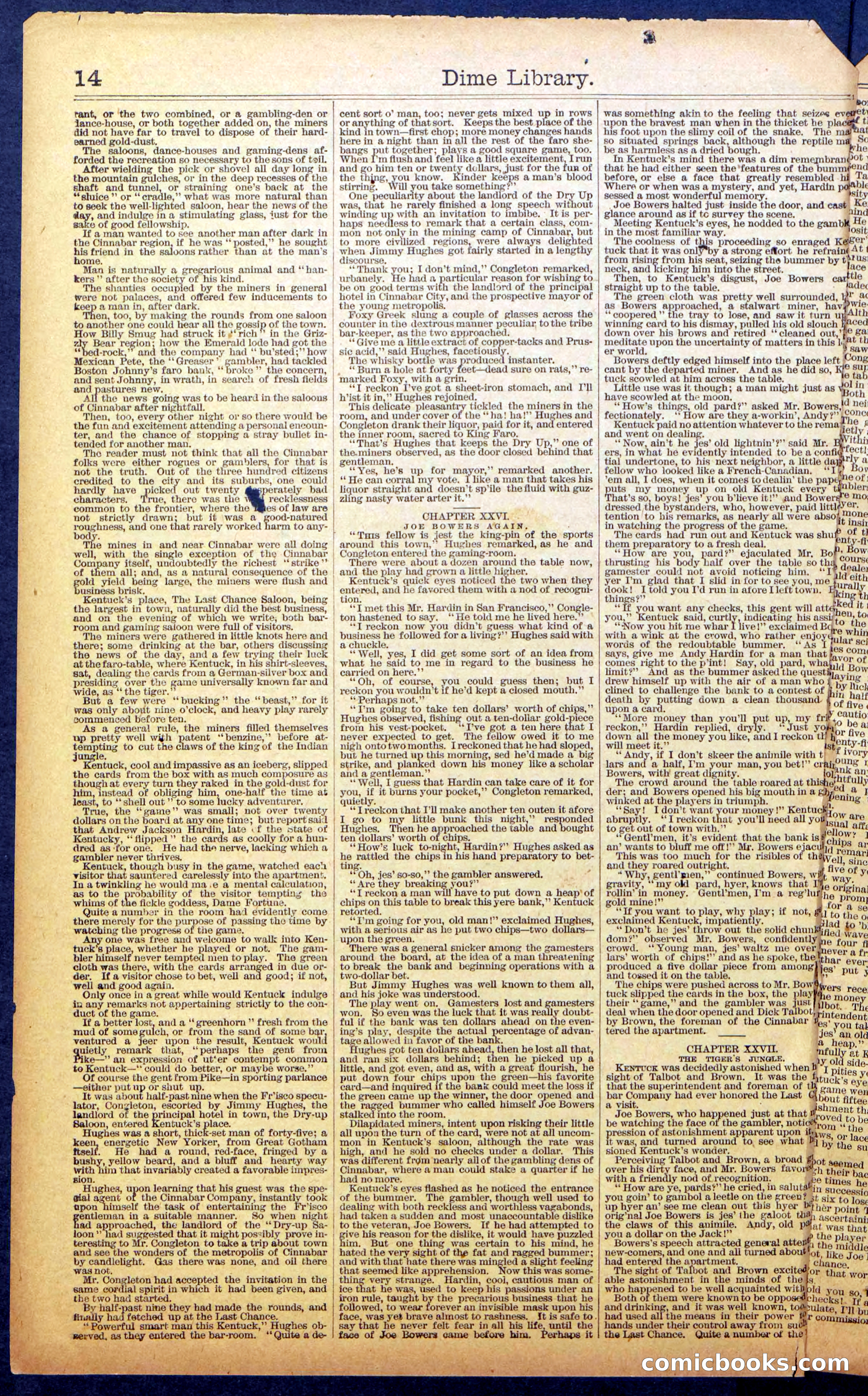 Dick Talbot at the Mines; or, Kentucky the Sport — page 16 of 36