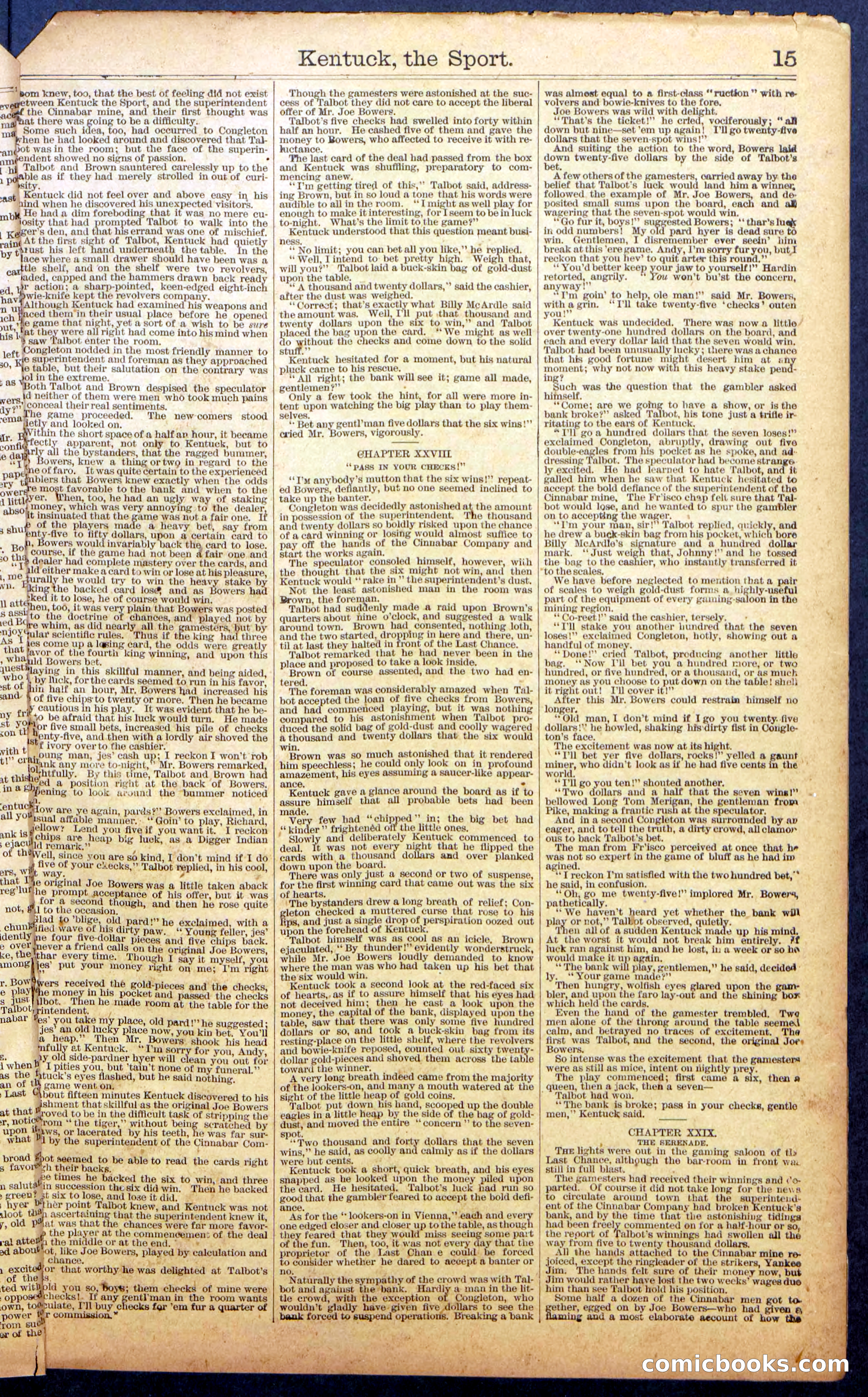 Dick Talbot at the Mines; or, Kentucky the Sport — page 17 of 36