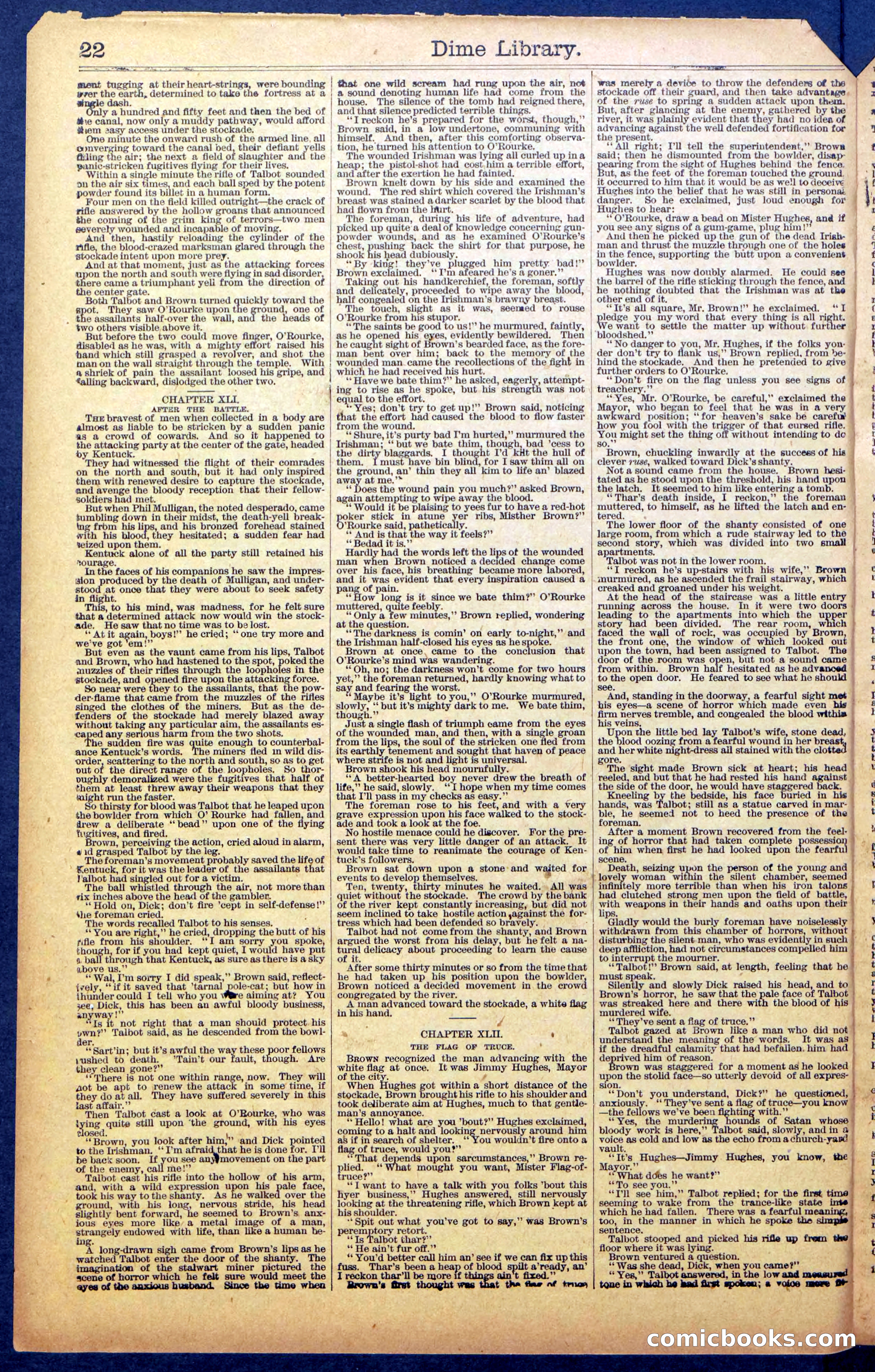 Dick Talbot at the Mines; or, Kentucky the Sport — page 24 of 36