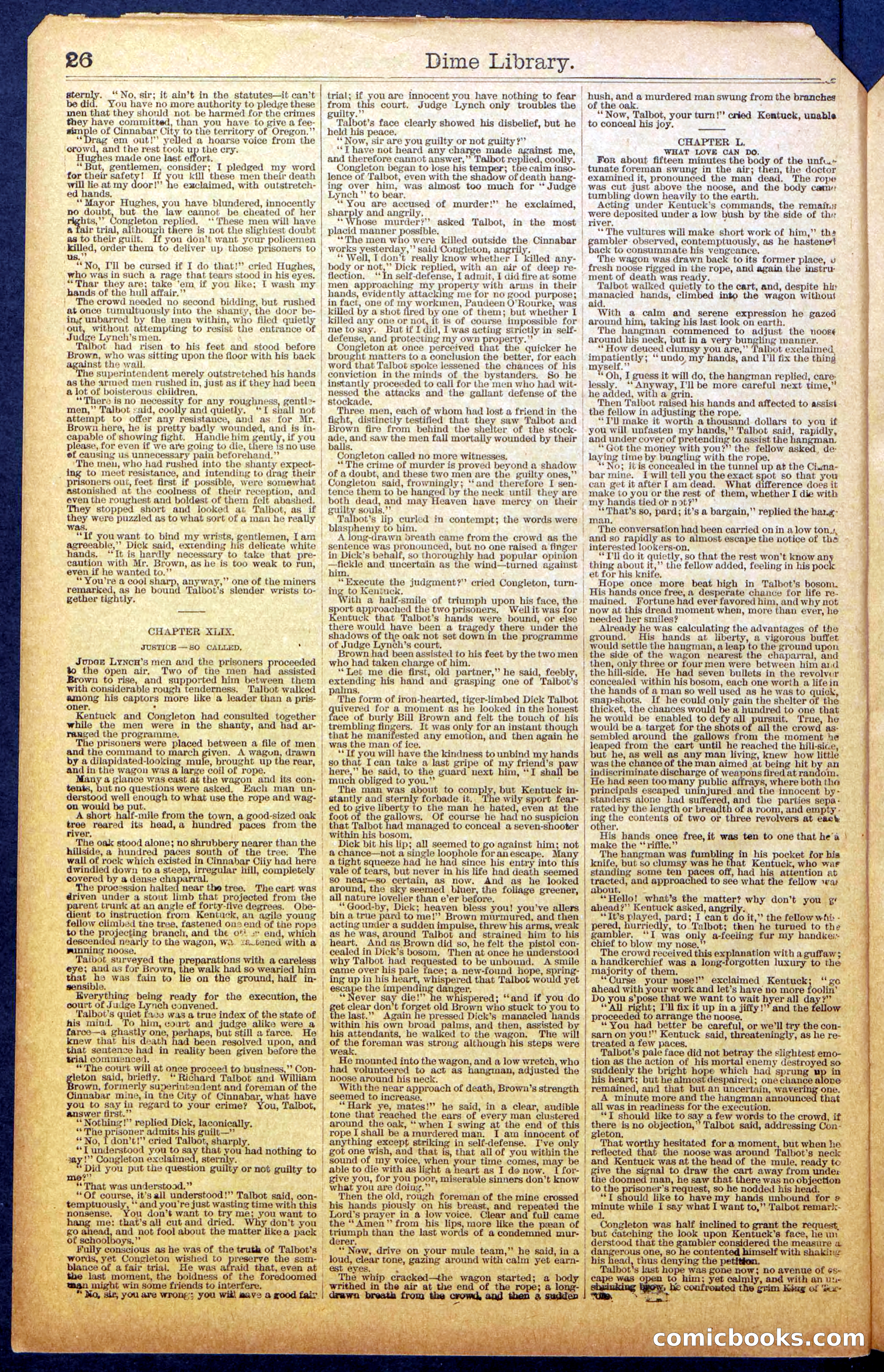 Dick Talbot at the Mines; or, Kentucky the Sport — page 28 of 36