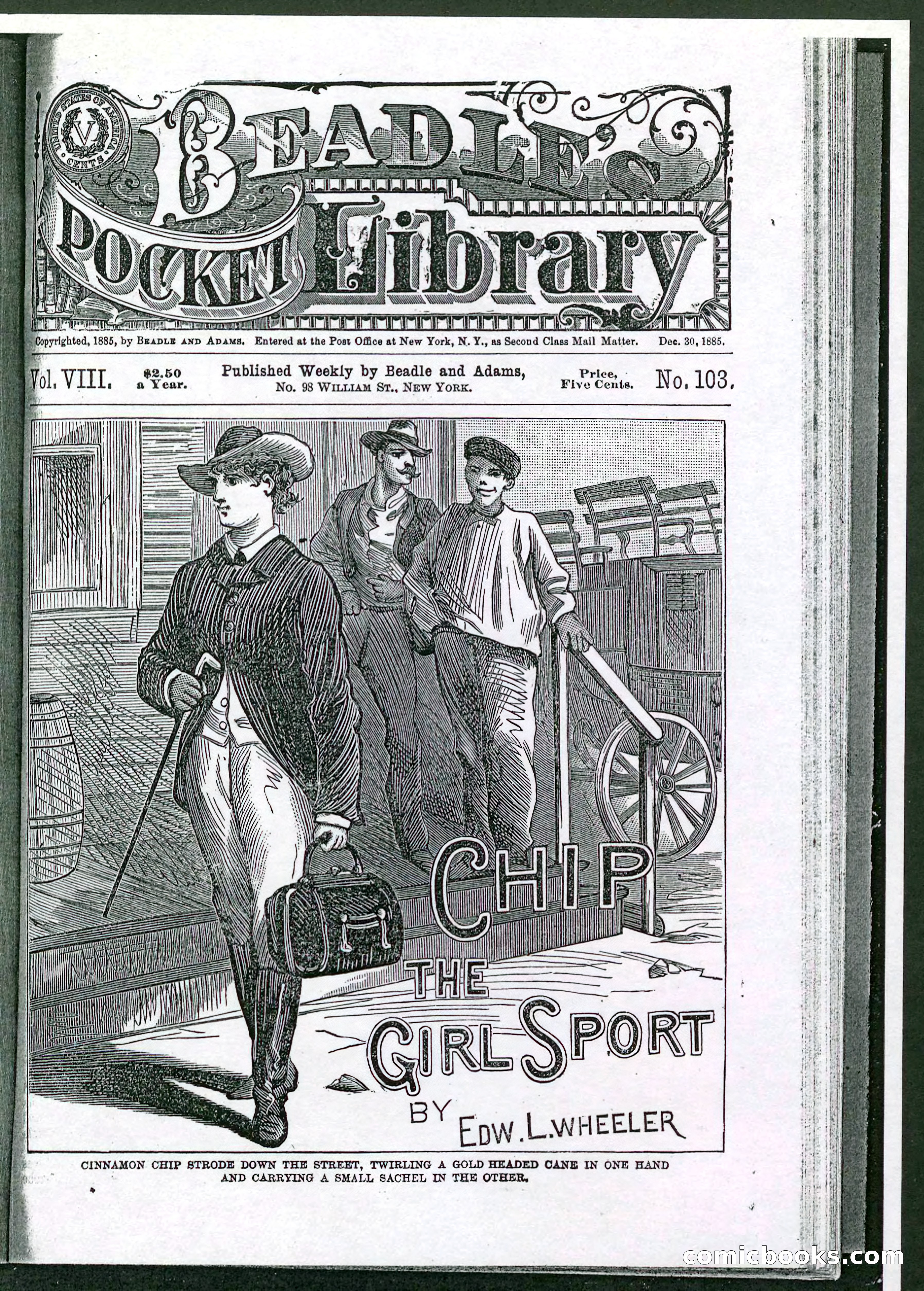 Beadle's Pocket Library No. 103