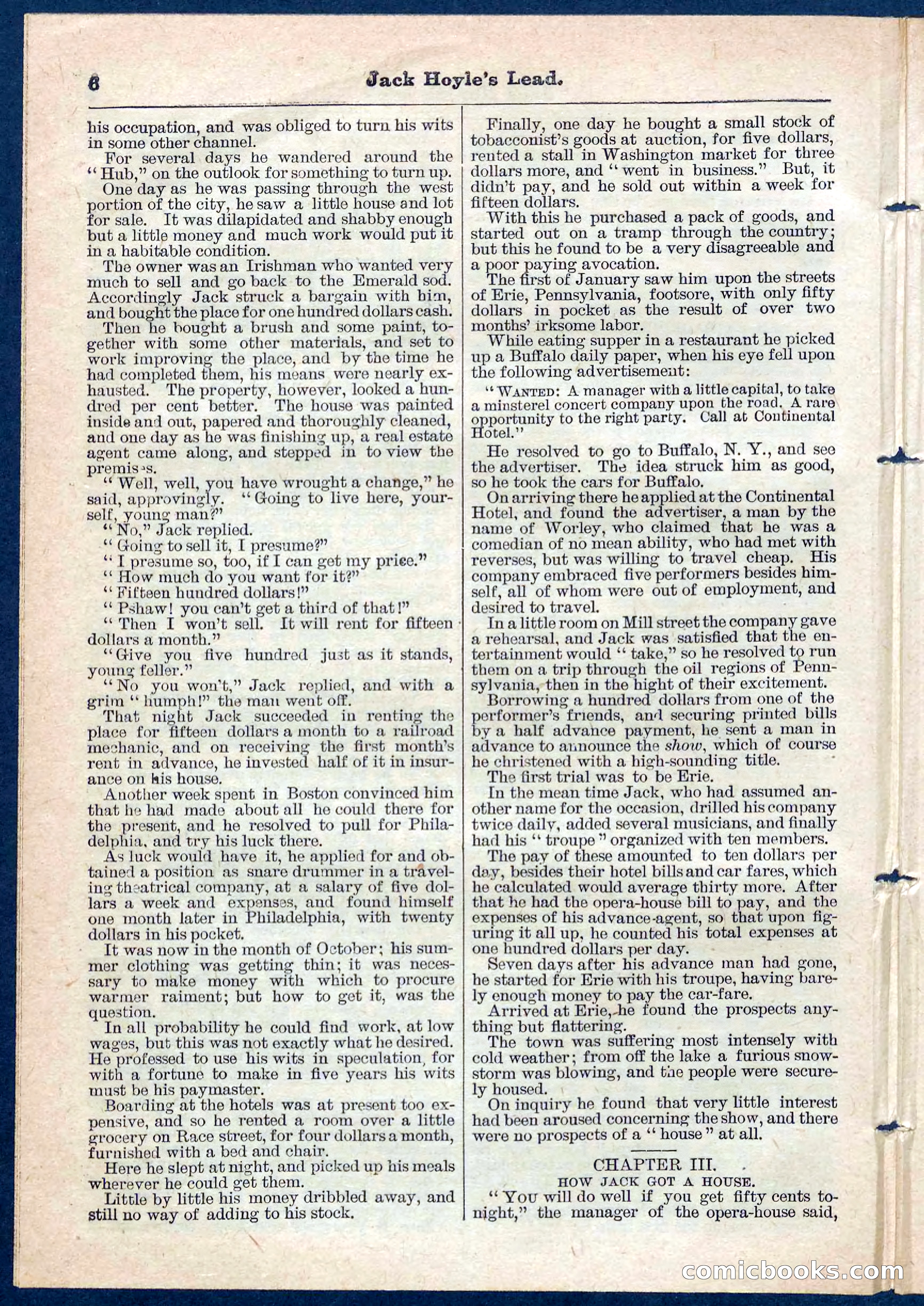 Beadle's Pocket Library No. 107 — page 6 of 32