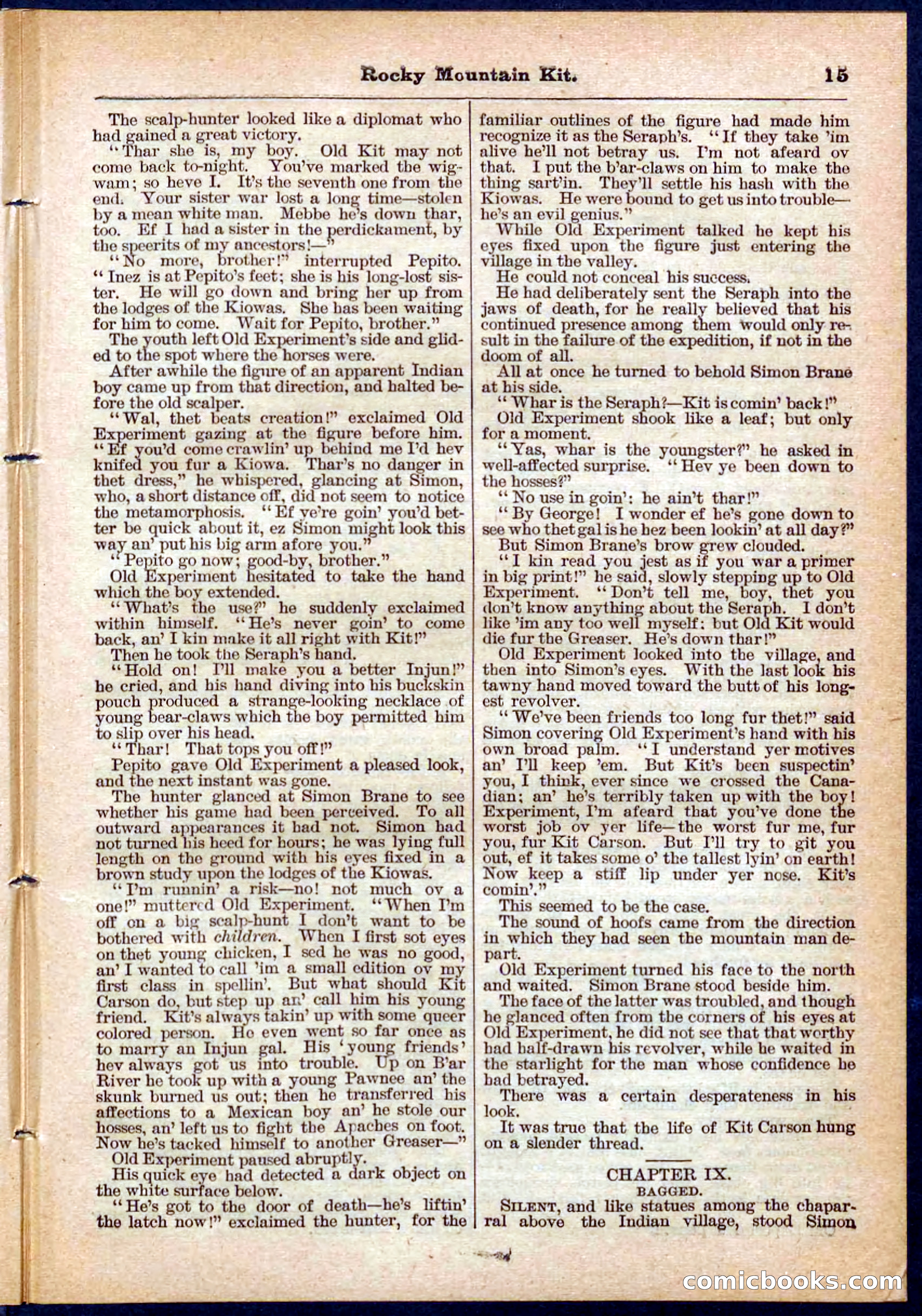 Beadle's Pocket Library No. 108 — page 15 of 32
