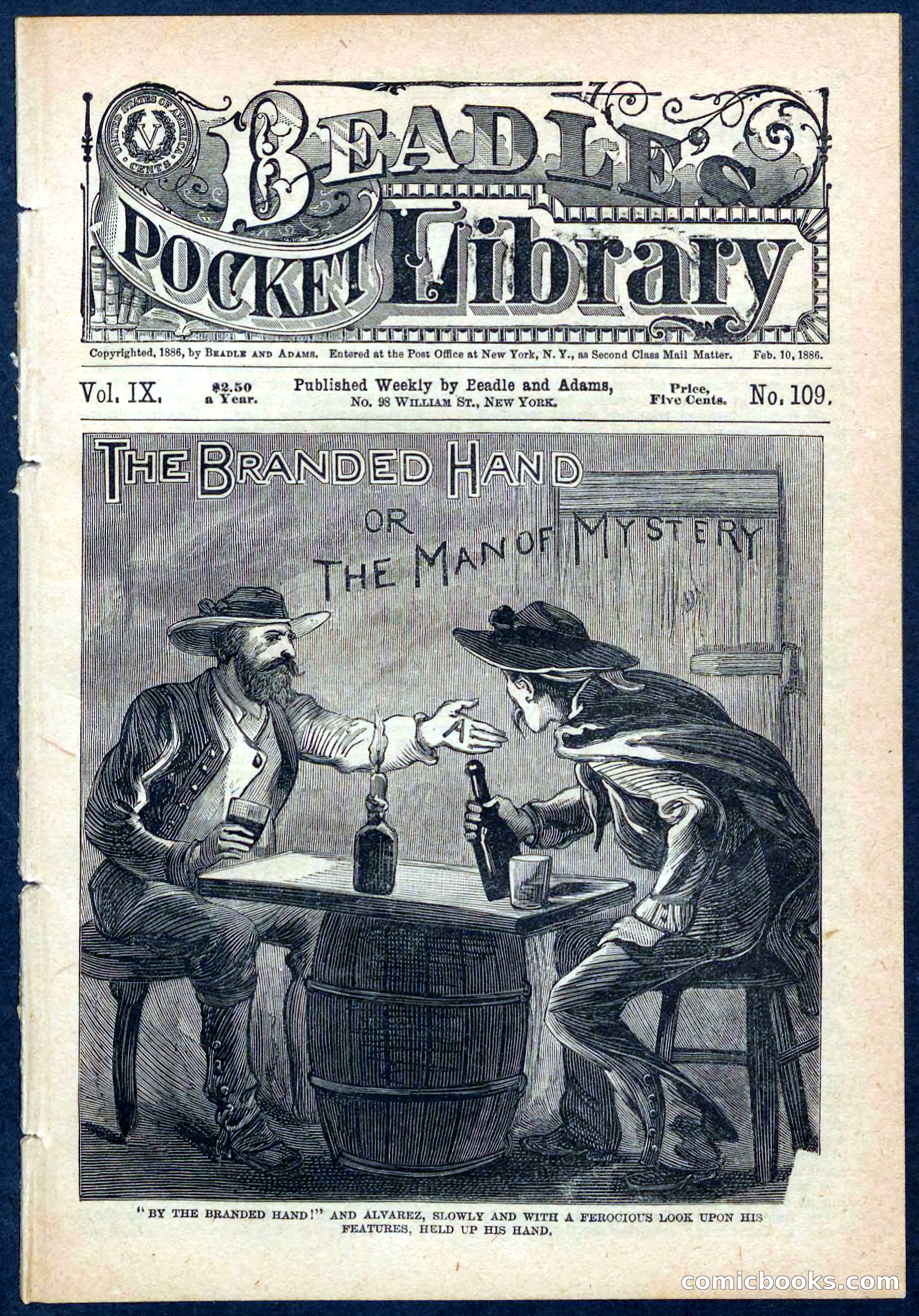 Beadle's Pocket Library No. 109