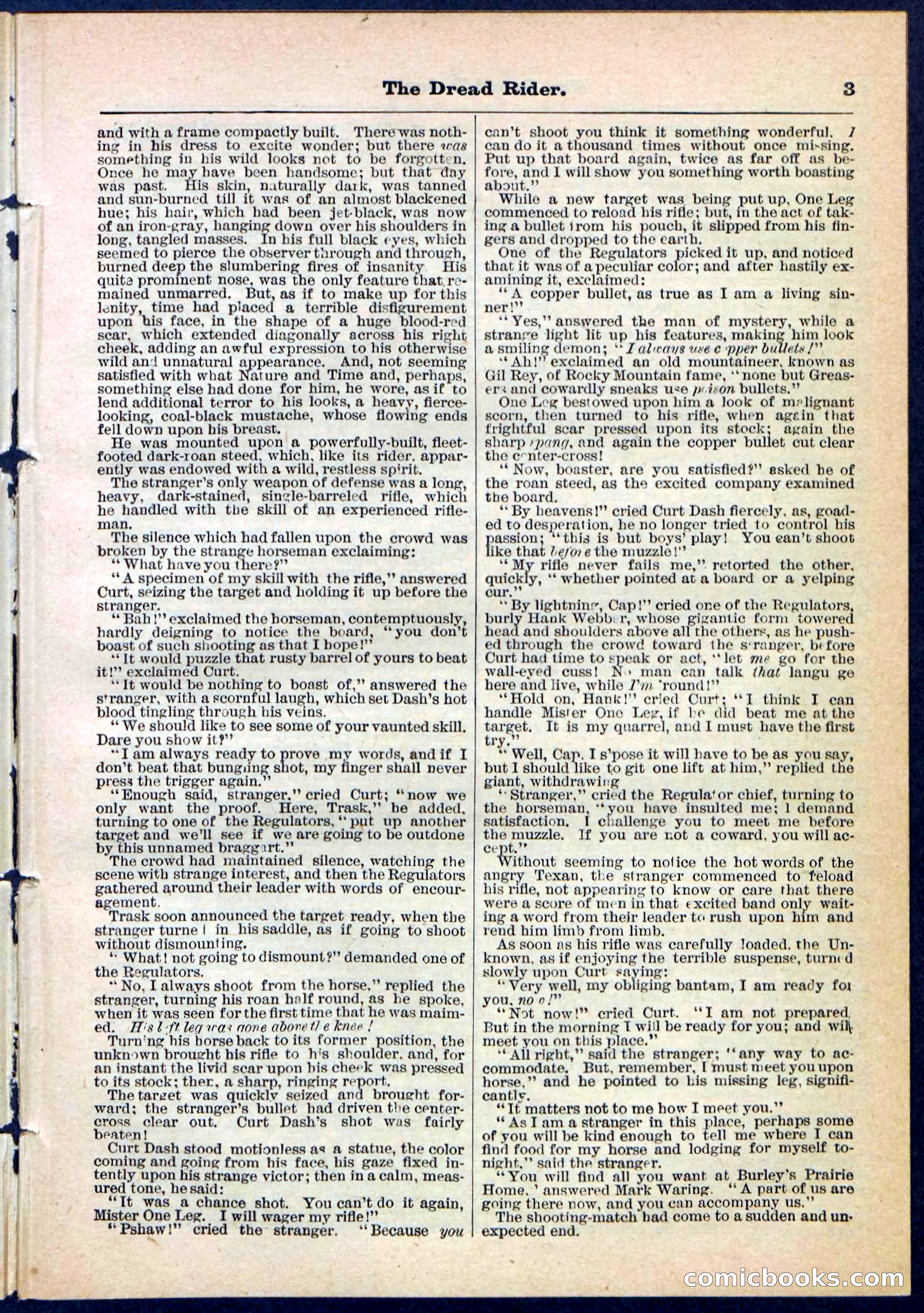 The Dread Rider; or, The Texan Duellist — page 3 of 32