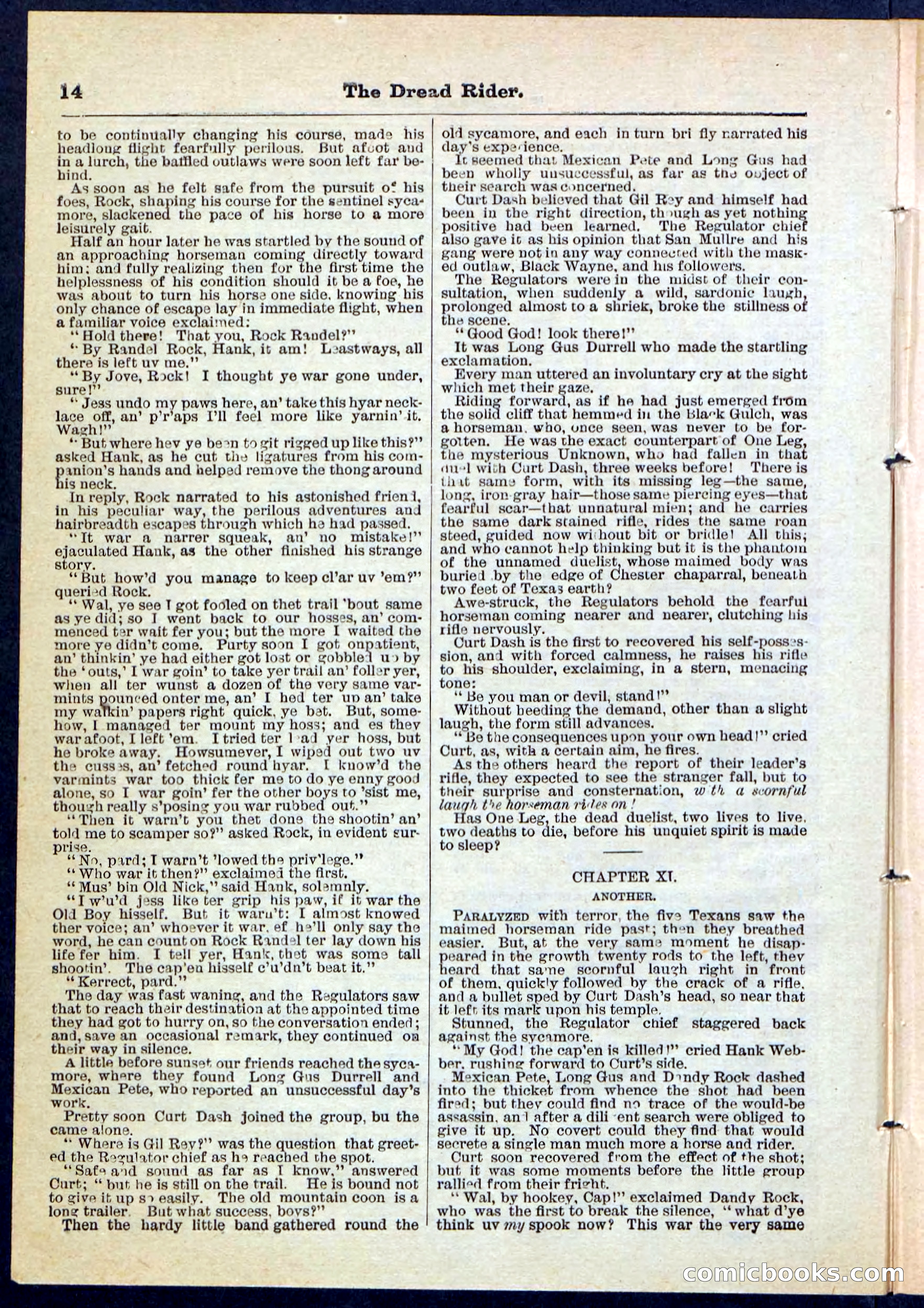 The Dread Rider; or, The Texan Duellist — page 14 of 32
