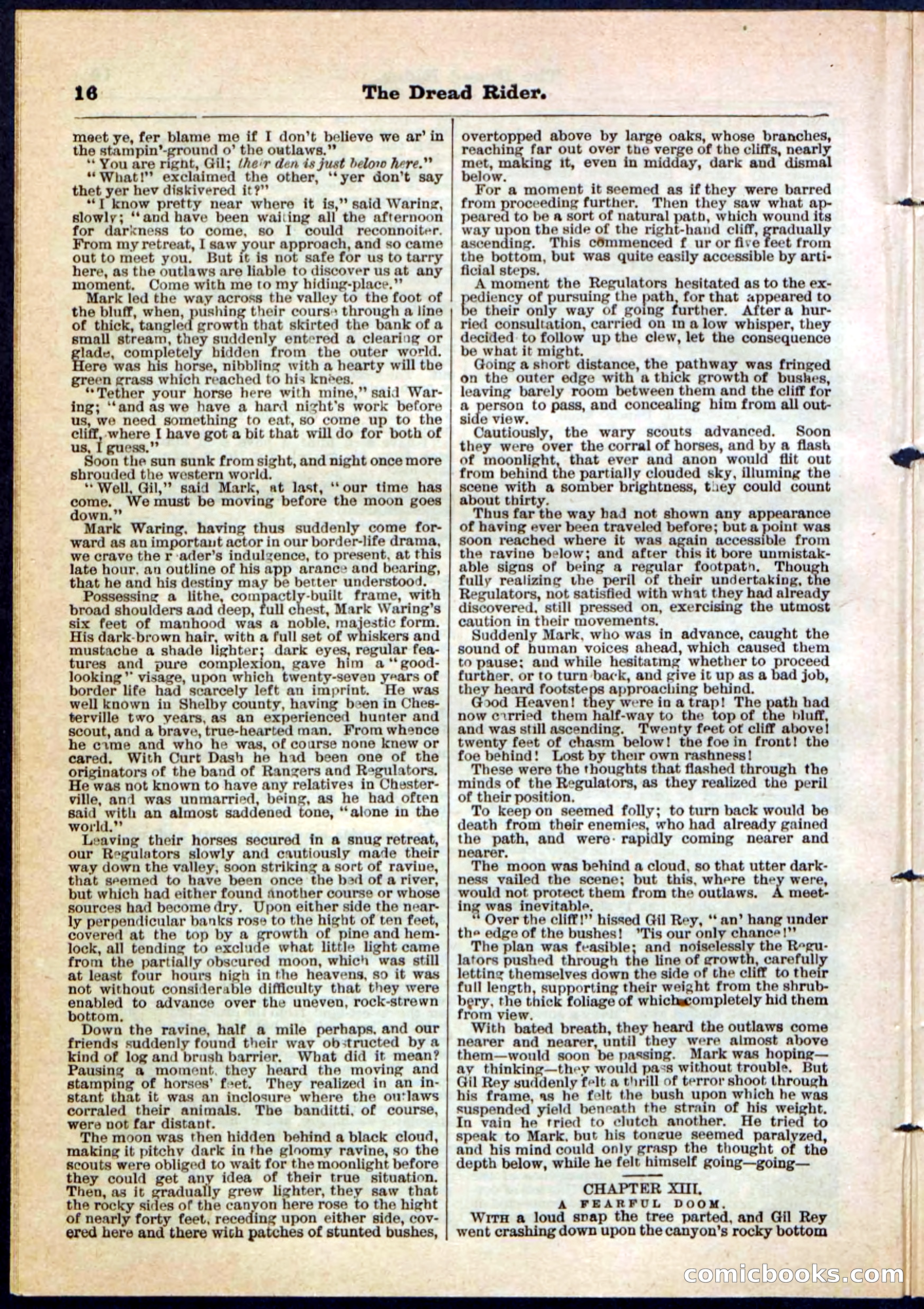 The Dread Rider; or, The Texan Duellist — page 16 of 32