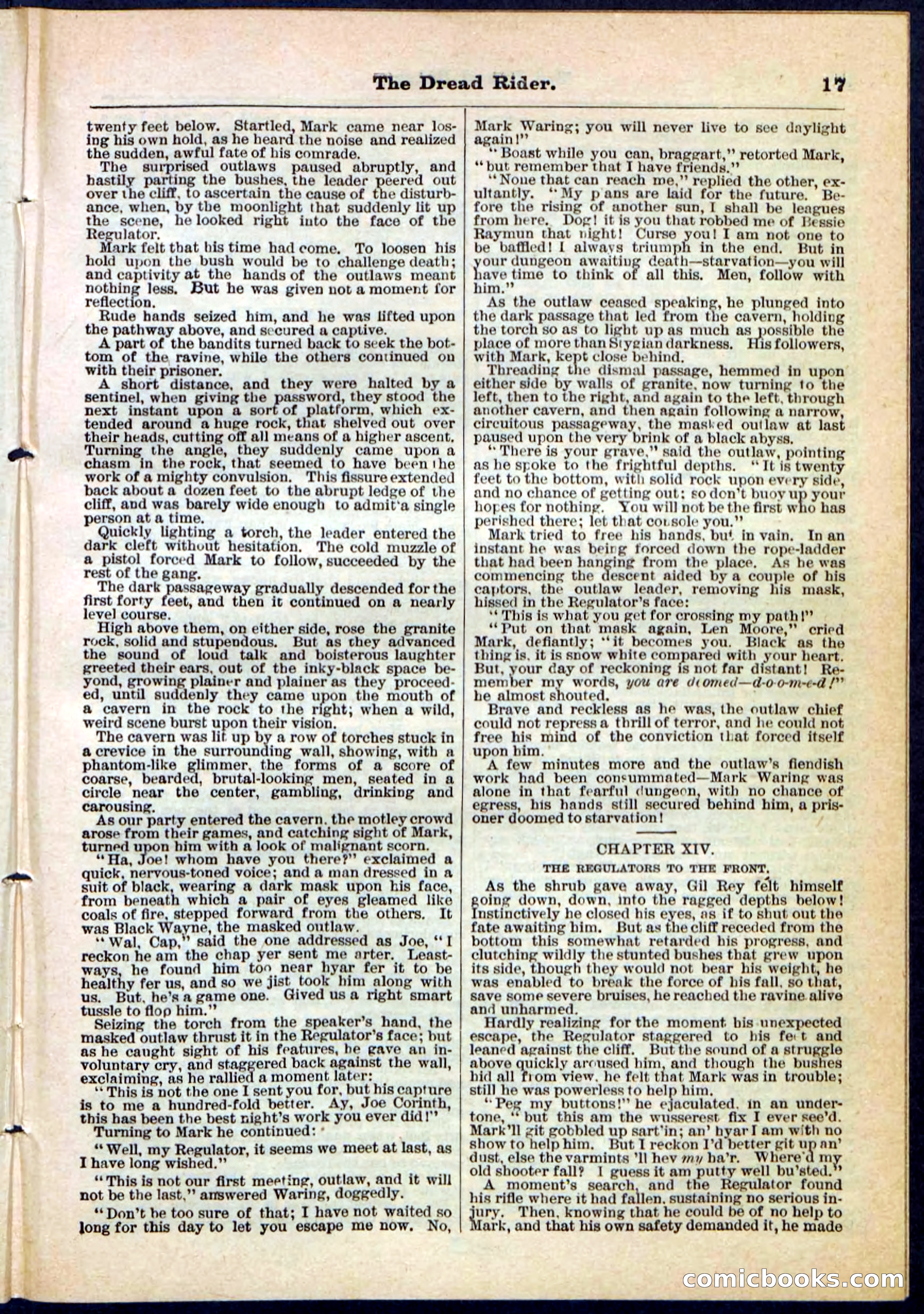 The Dread Rider; or, The Texan Duellist — page 17 of 32