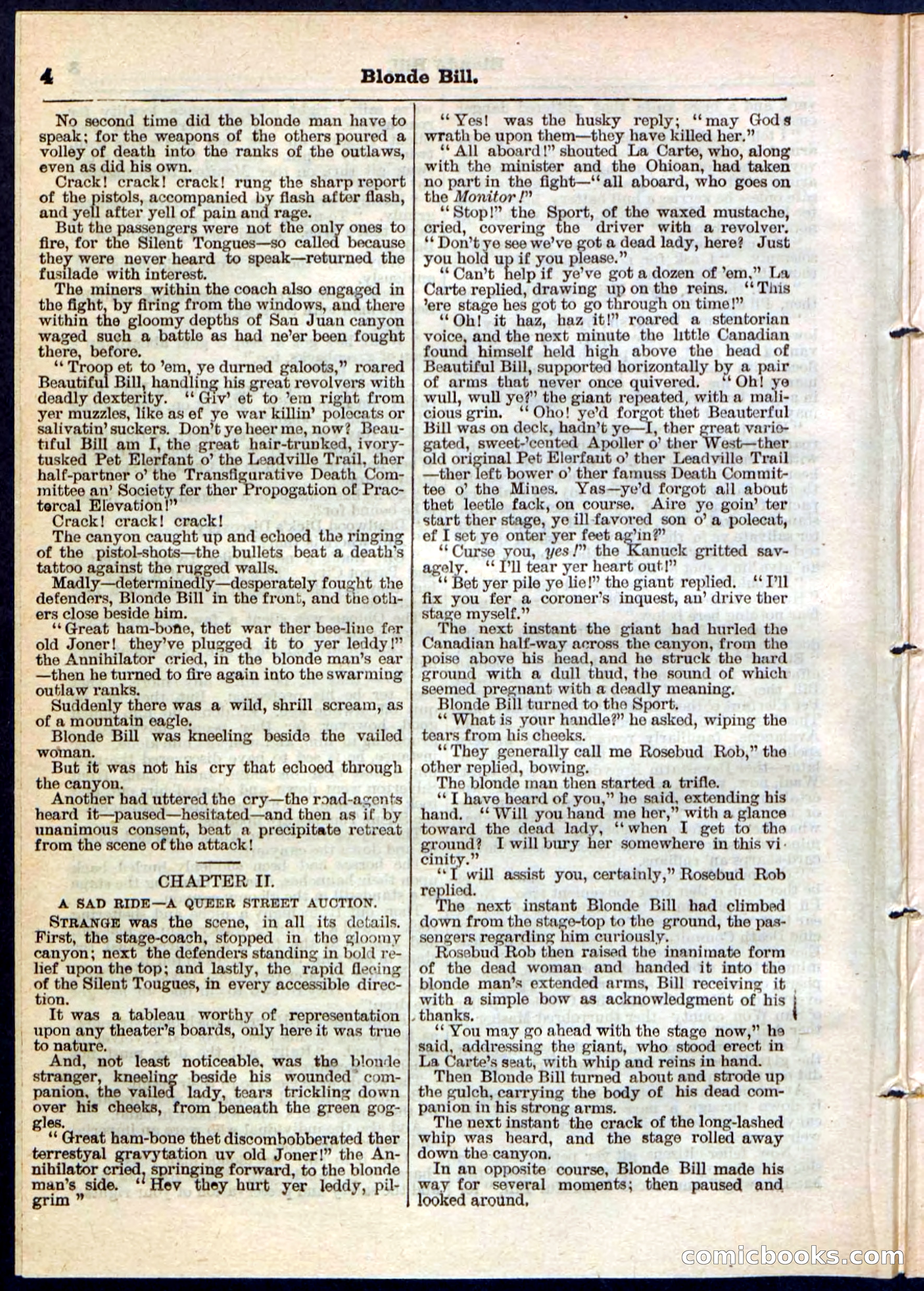Blonde Bill, or Deadwood Dick's Home Base — page 4 of 32