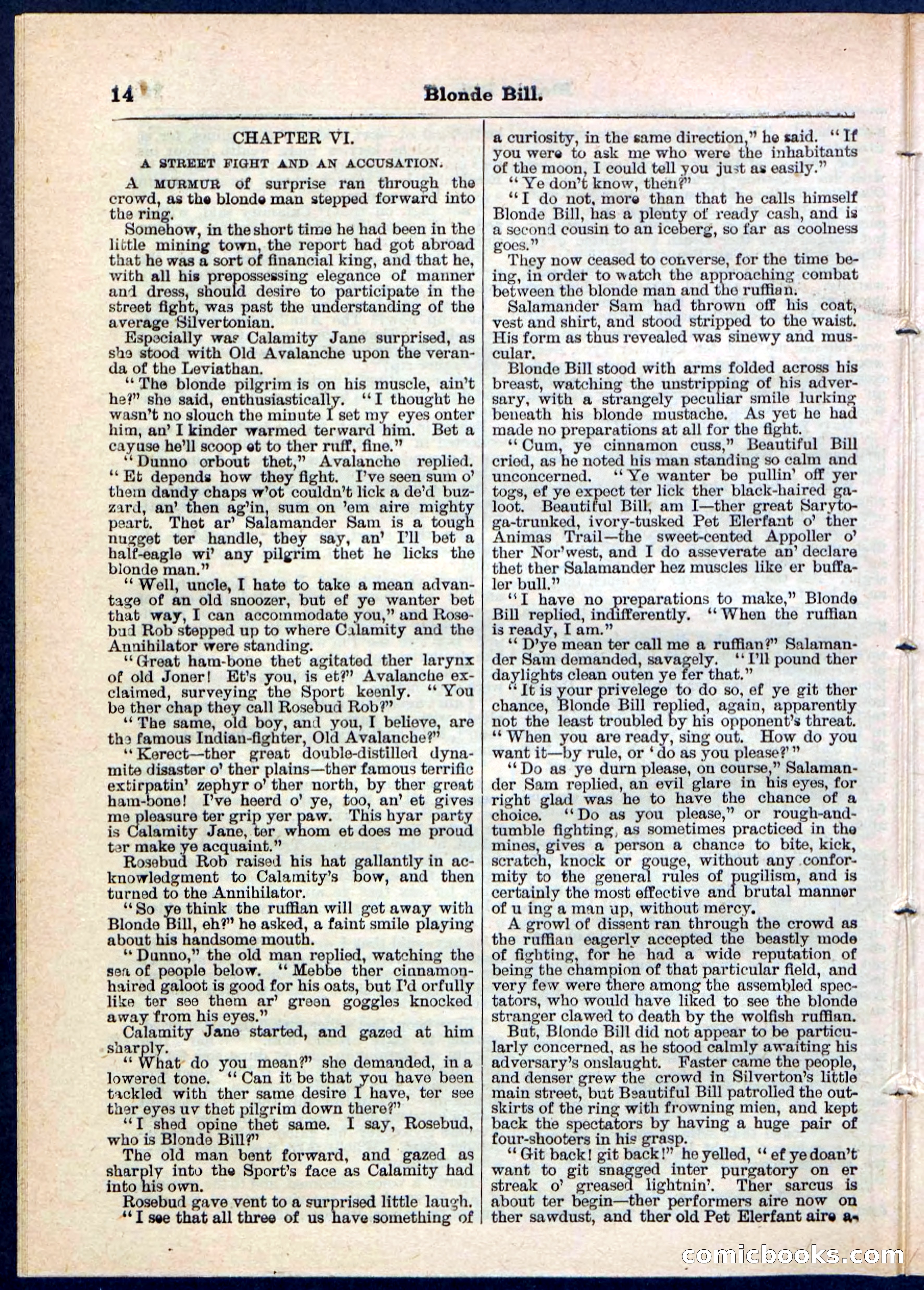 Blonde Bill, or Deadwood Dick's Home Base — page 14 of 32