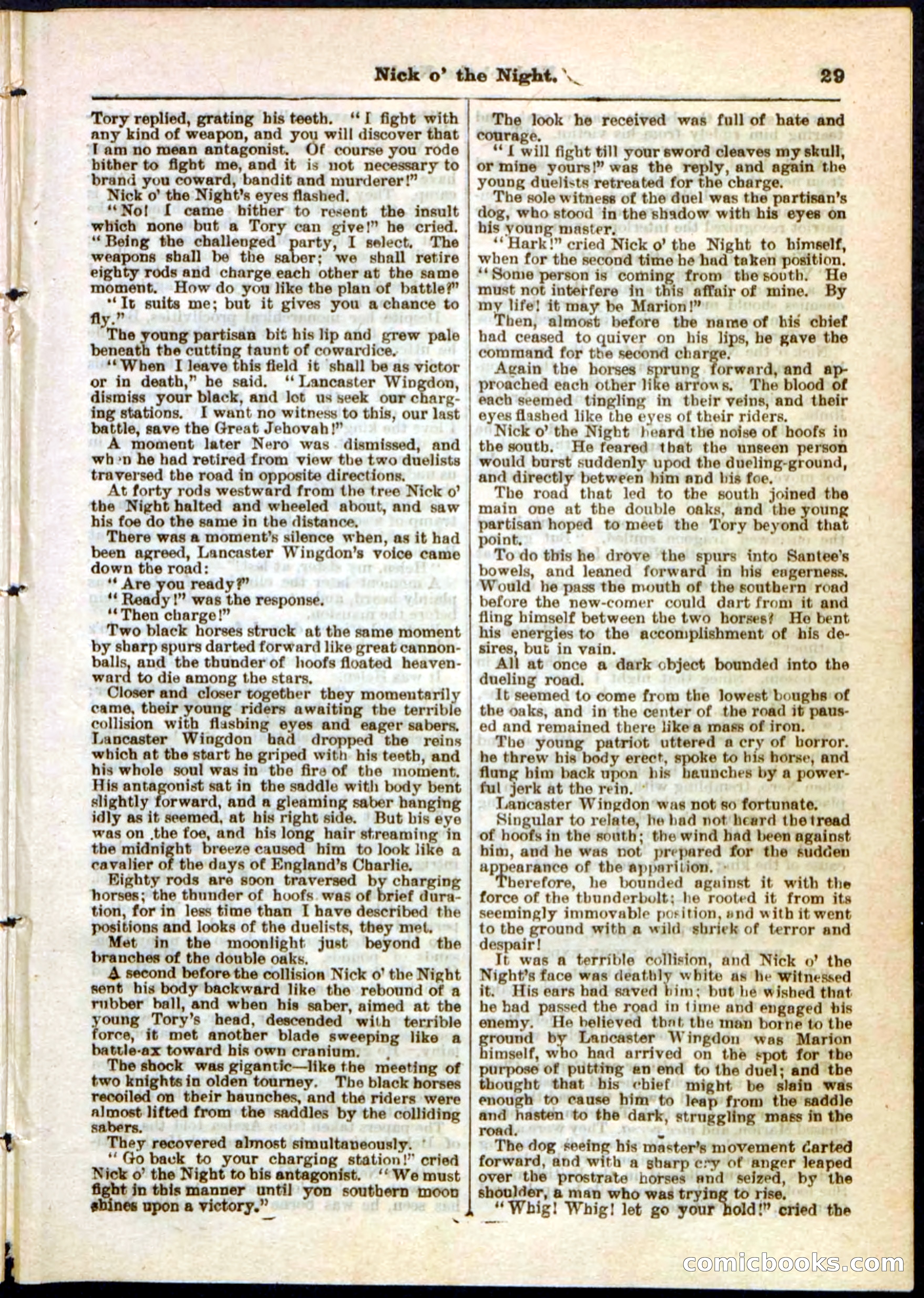 Nick o' the Night; or, The Boy Spy of '76 — page 29 of 32
