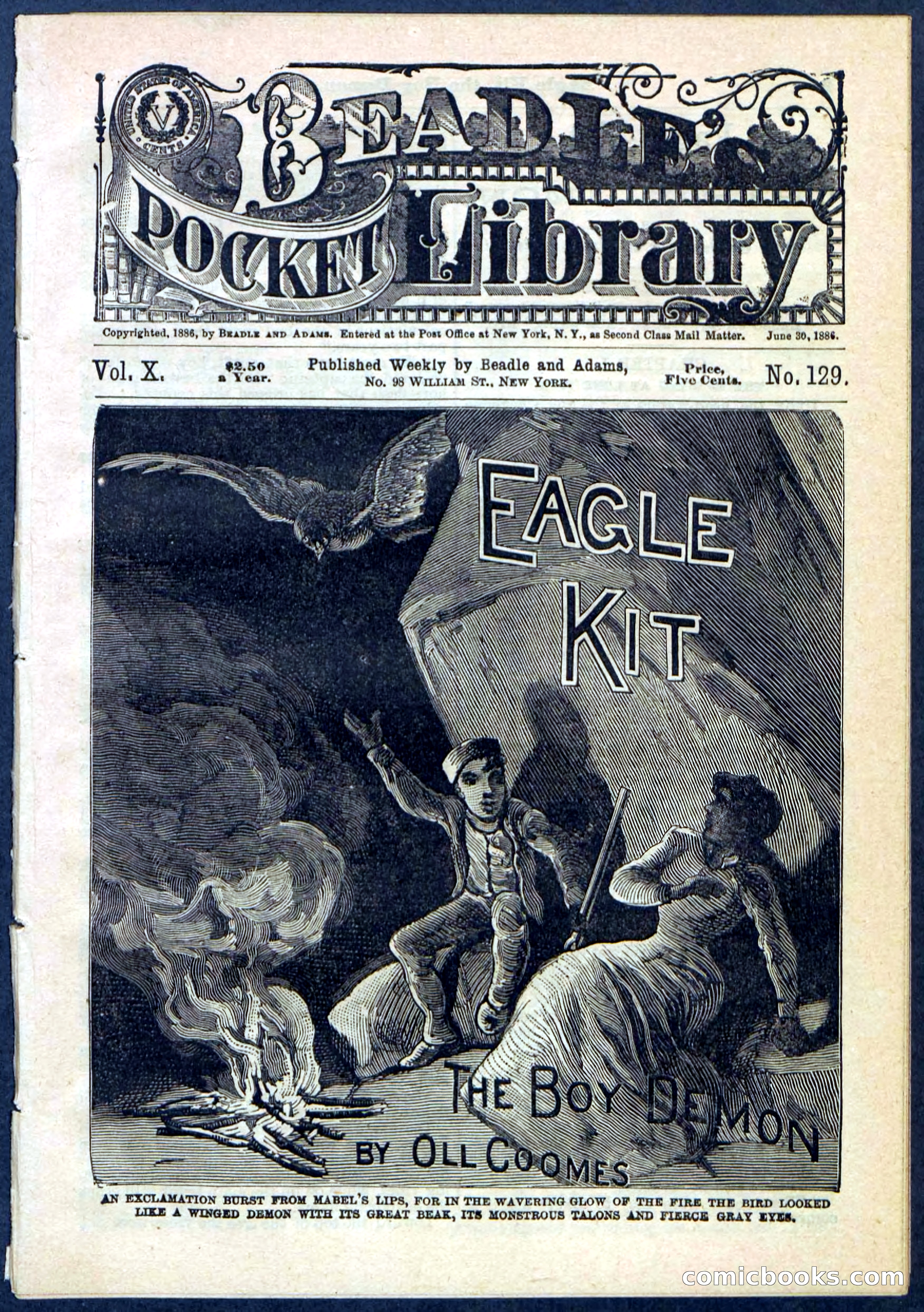 Beadle's Pocket Library No. 129
