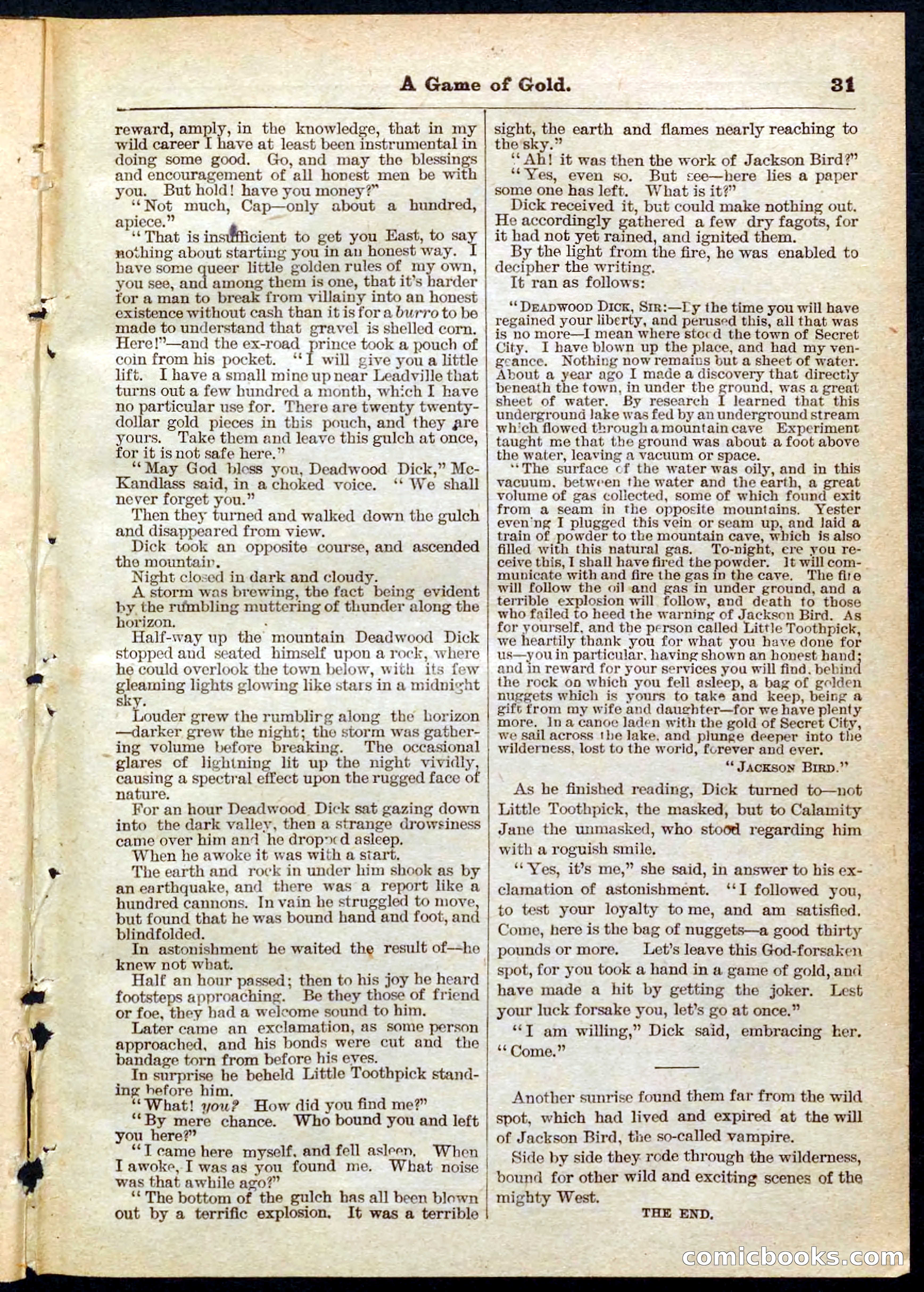 A Game of Gold — page 31 of 32