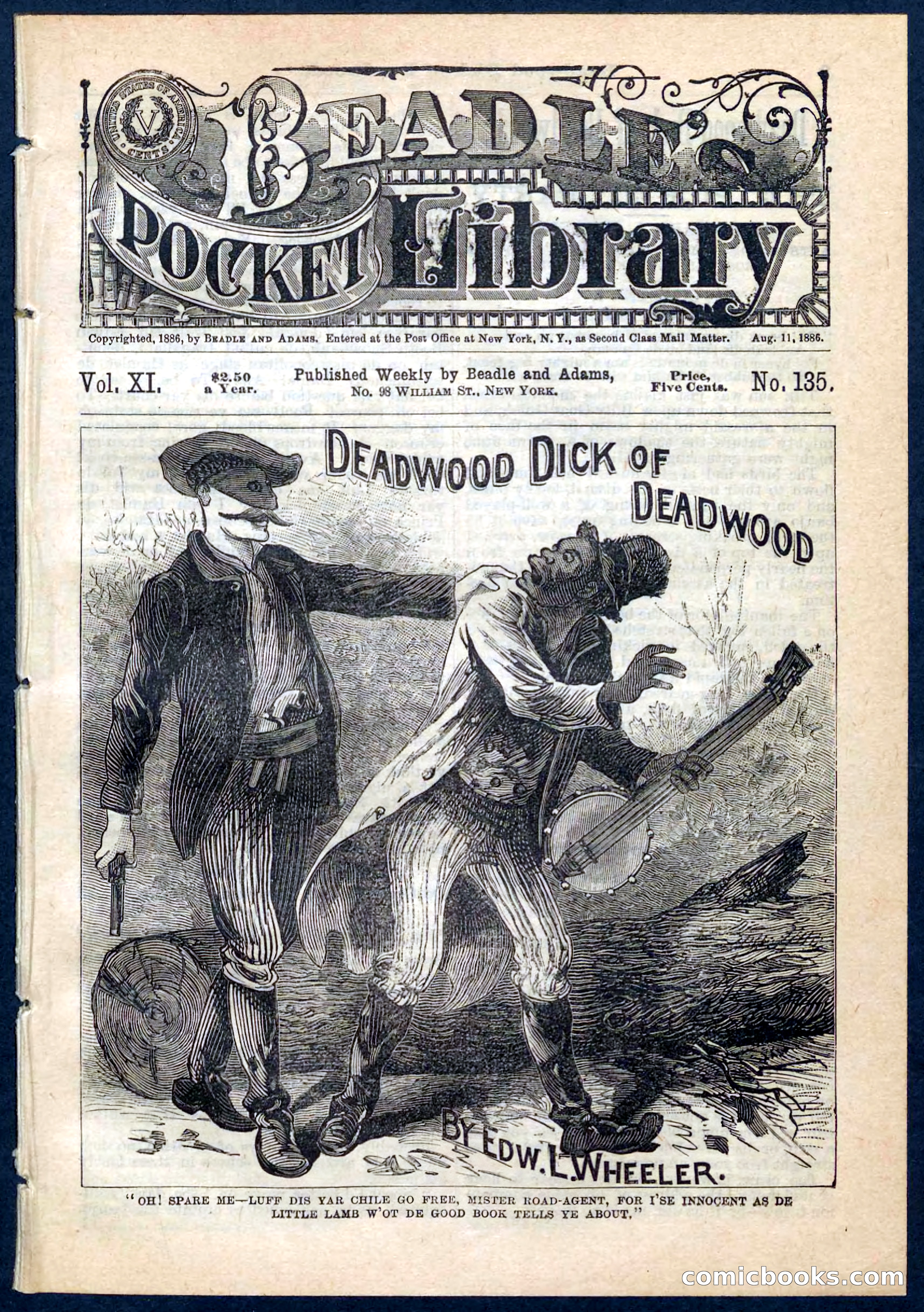 Beadle's Pocket Library No. 135