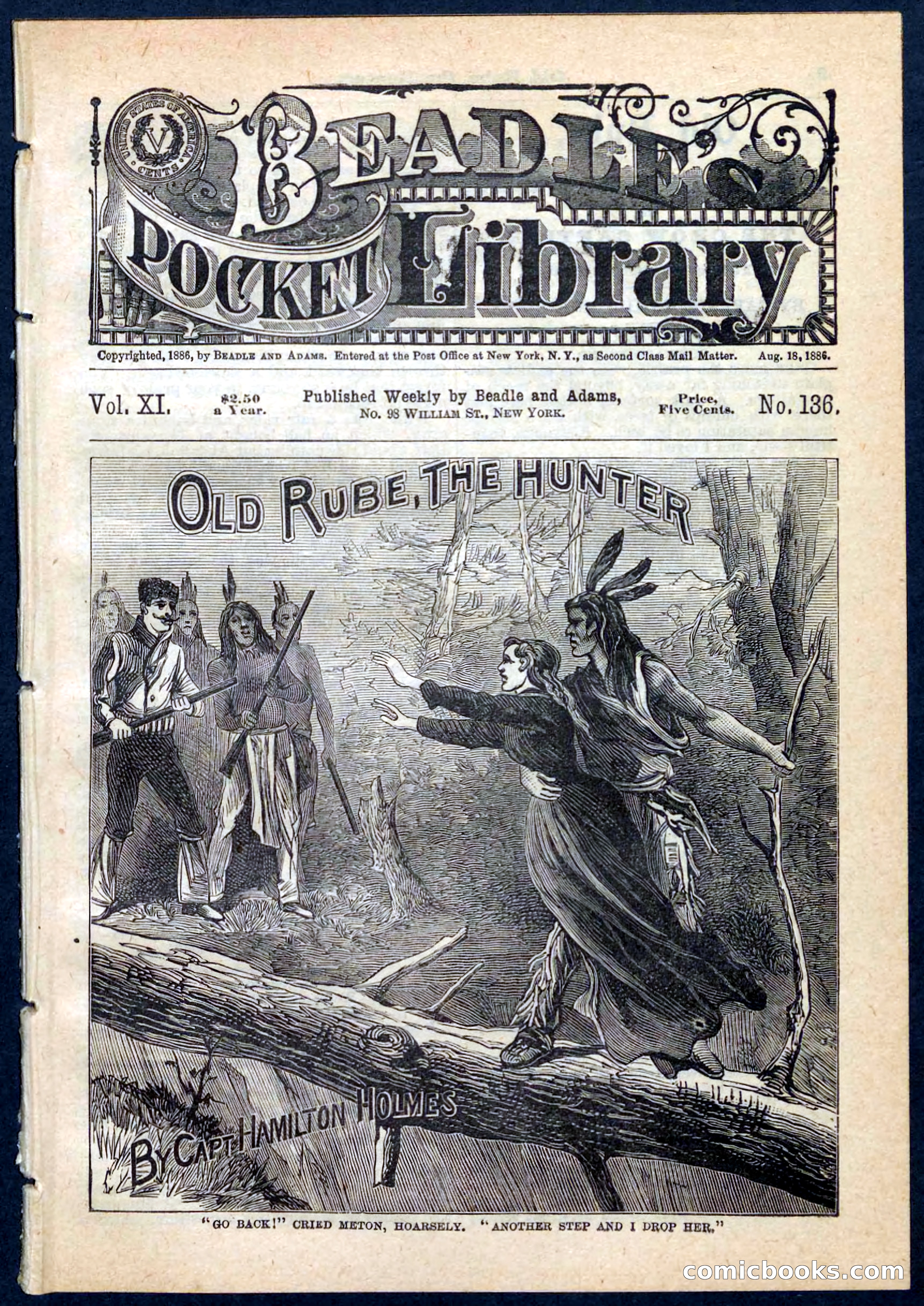 Beadle's Pocket Library No. 136: Old Rube, the Hunter