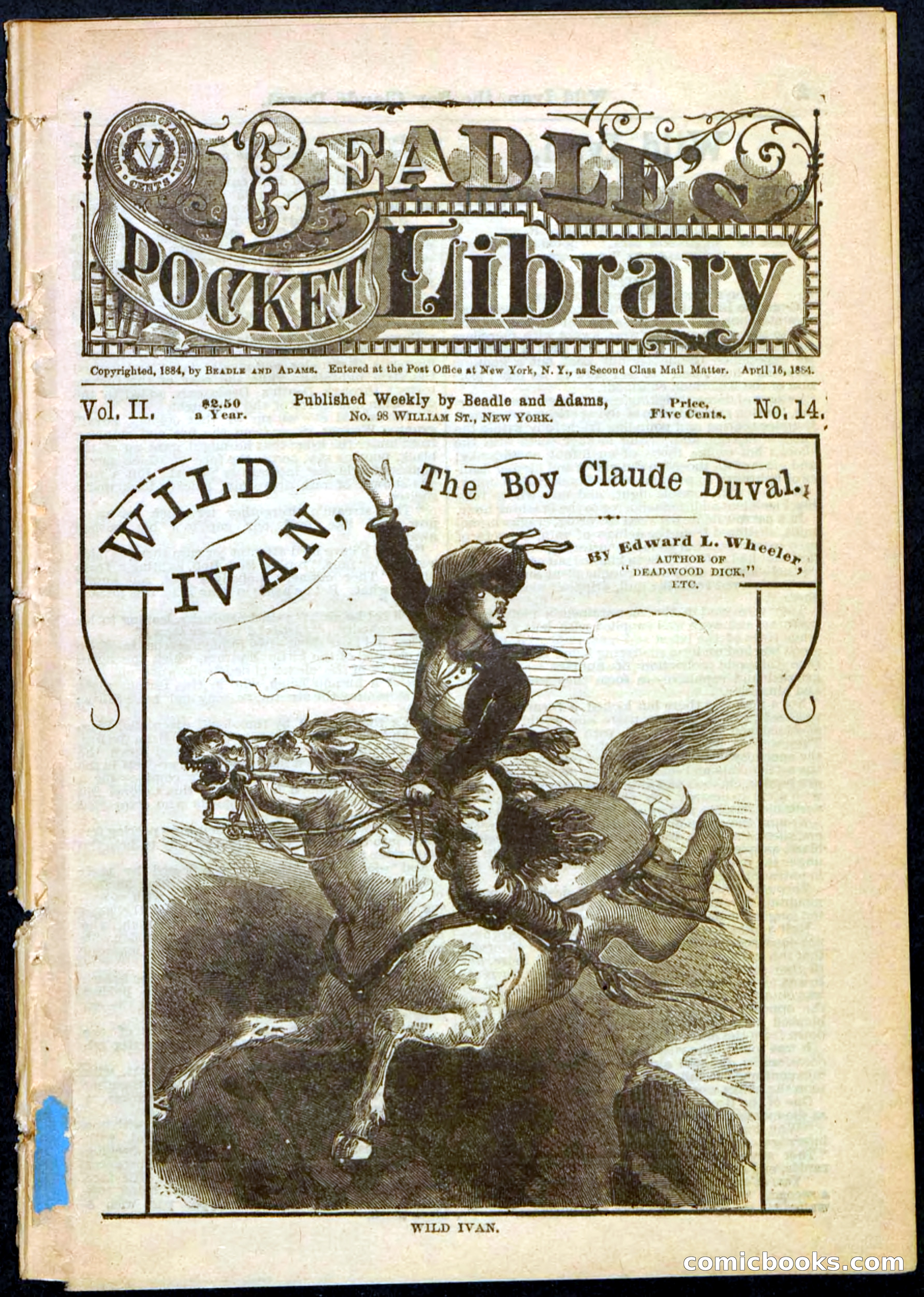 Beadle's Pocket Library, Vol. II, No. 14