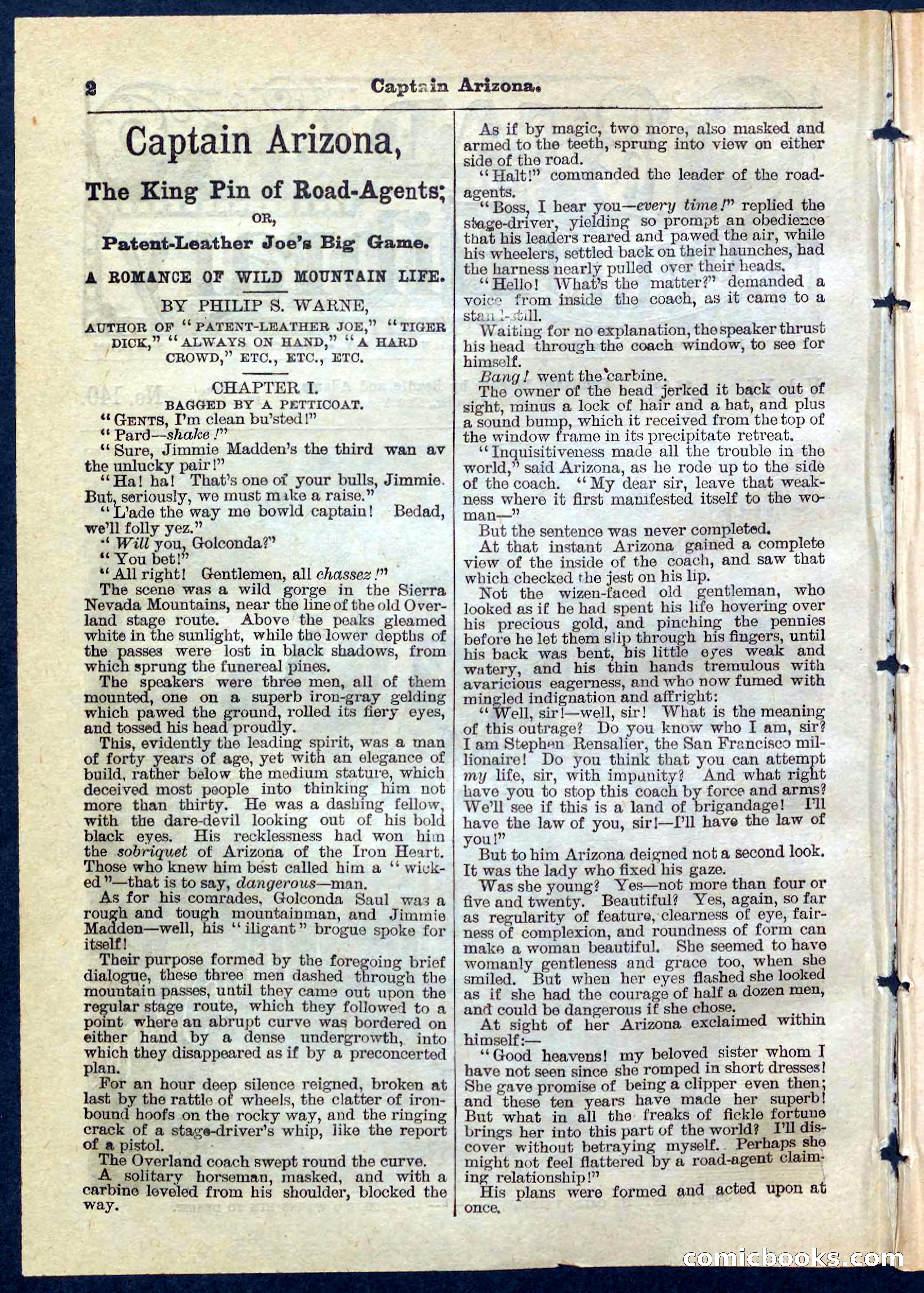 Beadle's Pocket Library No. 140 — page 2 of 32