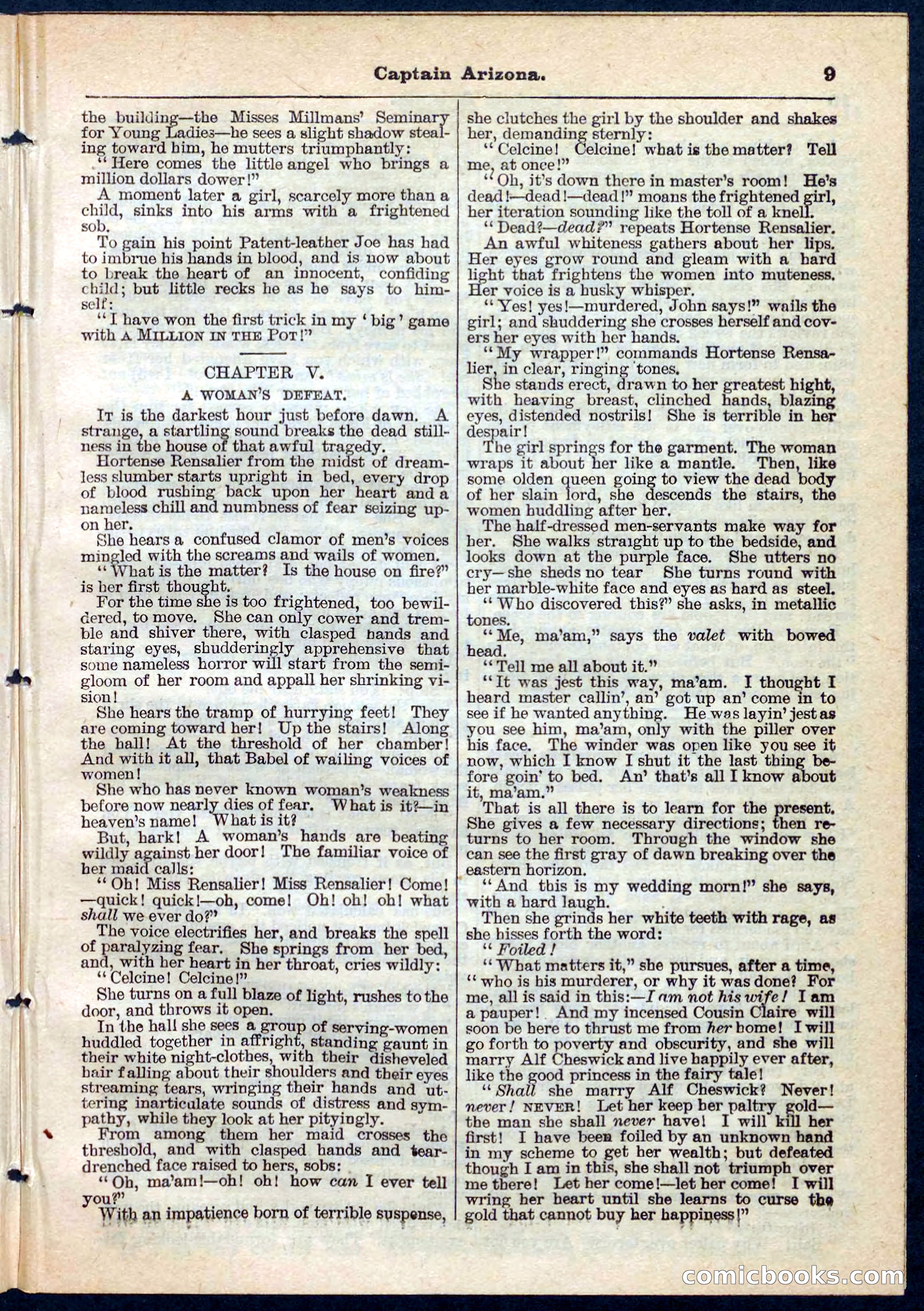 Beadle's Pocket Library No. 140 — page 9 of 32