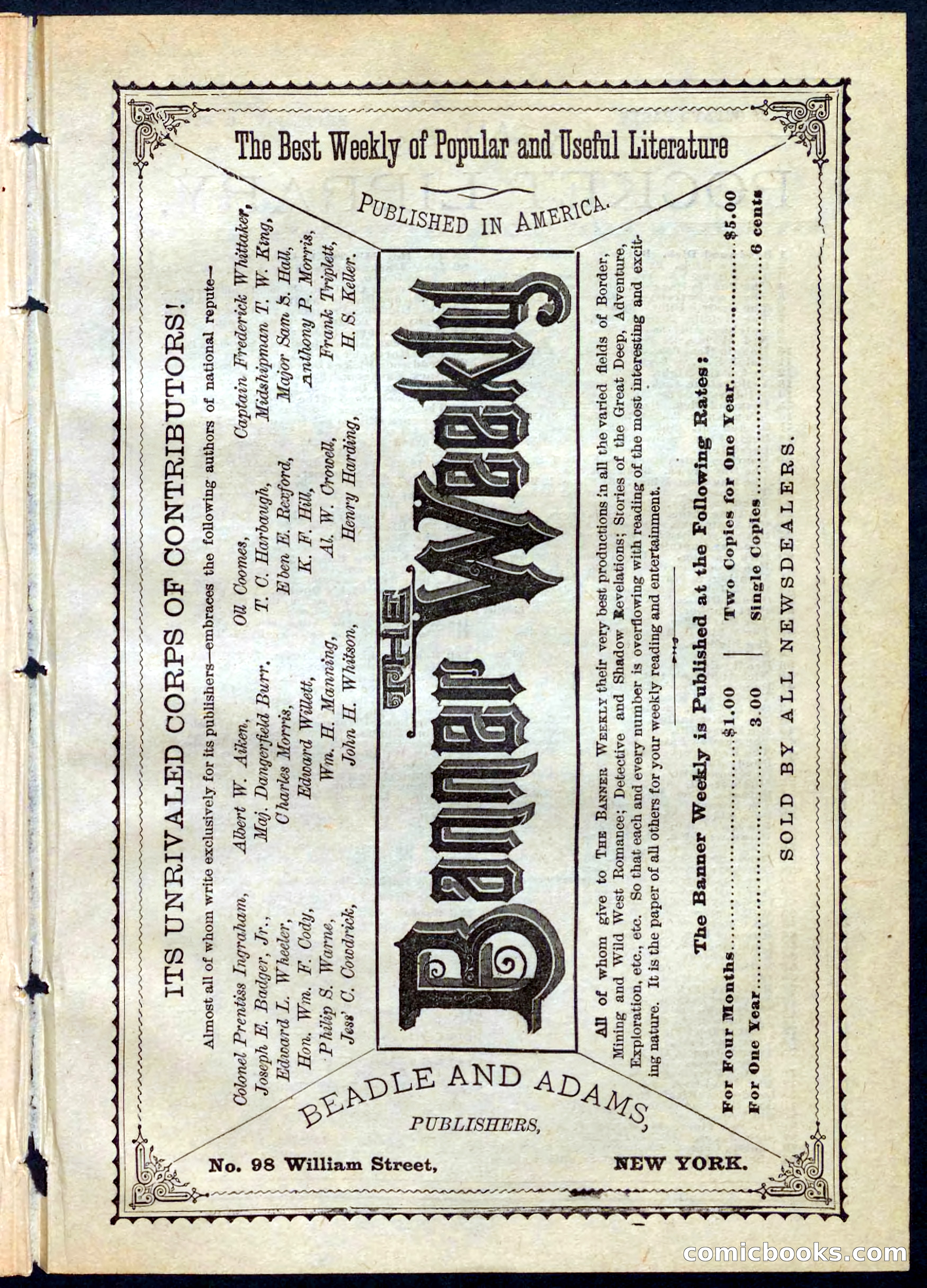 Beadle's Pocket Library No. 140 — page 31 of 32