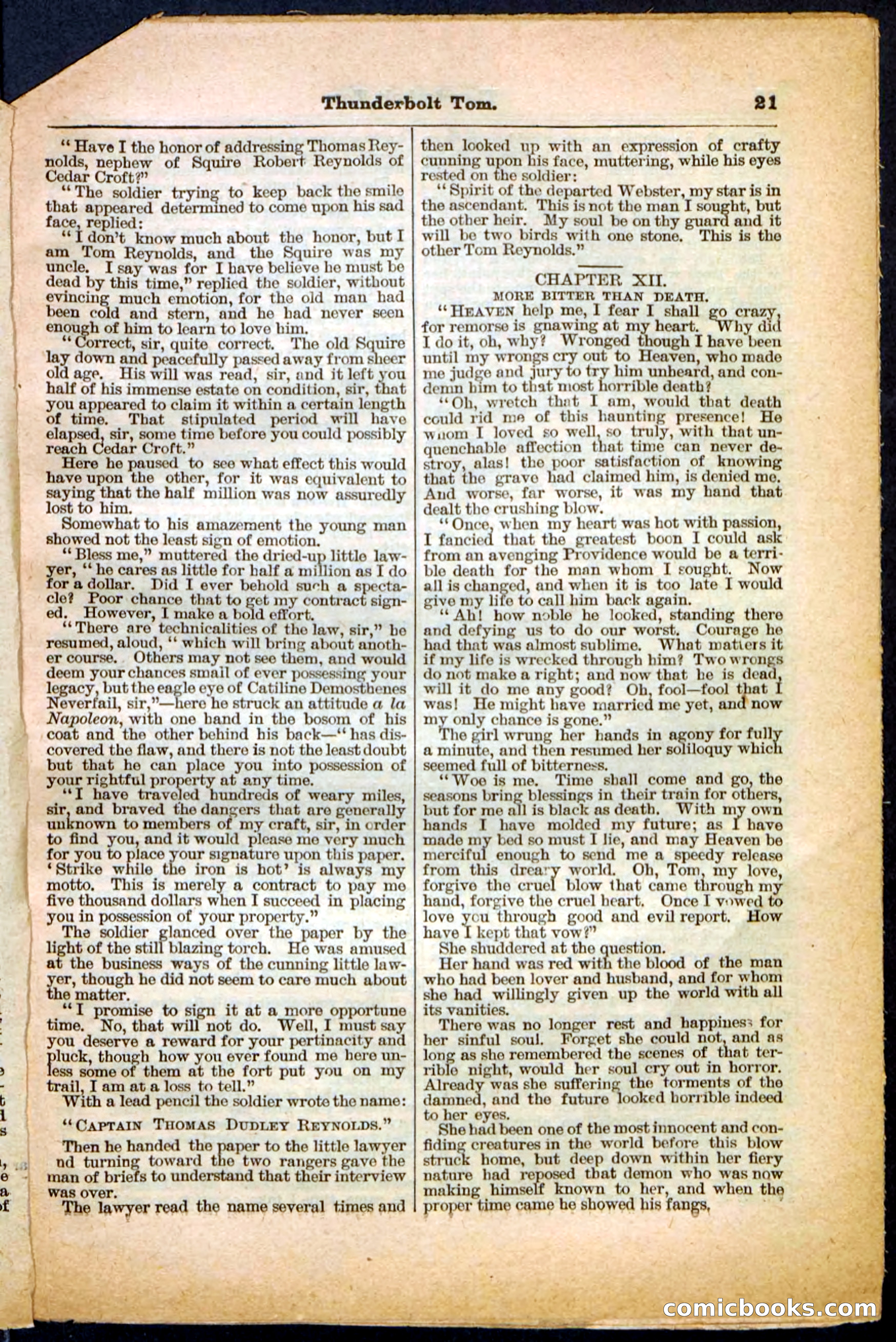 Beadle's Pocket Library No. 148 — page 21 of 32