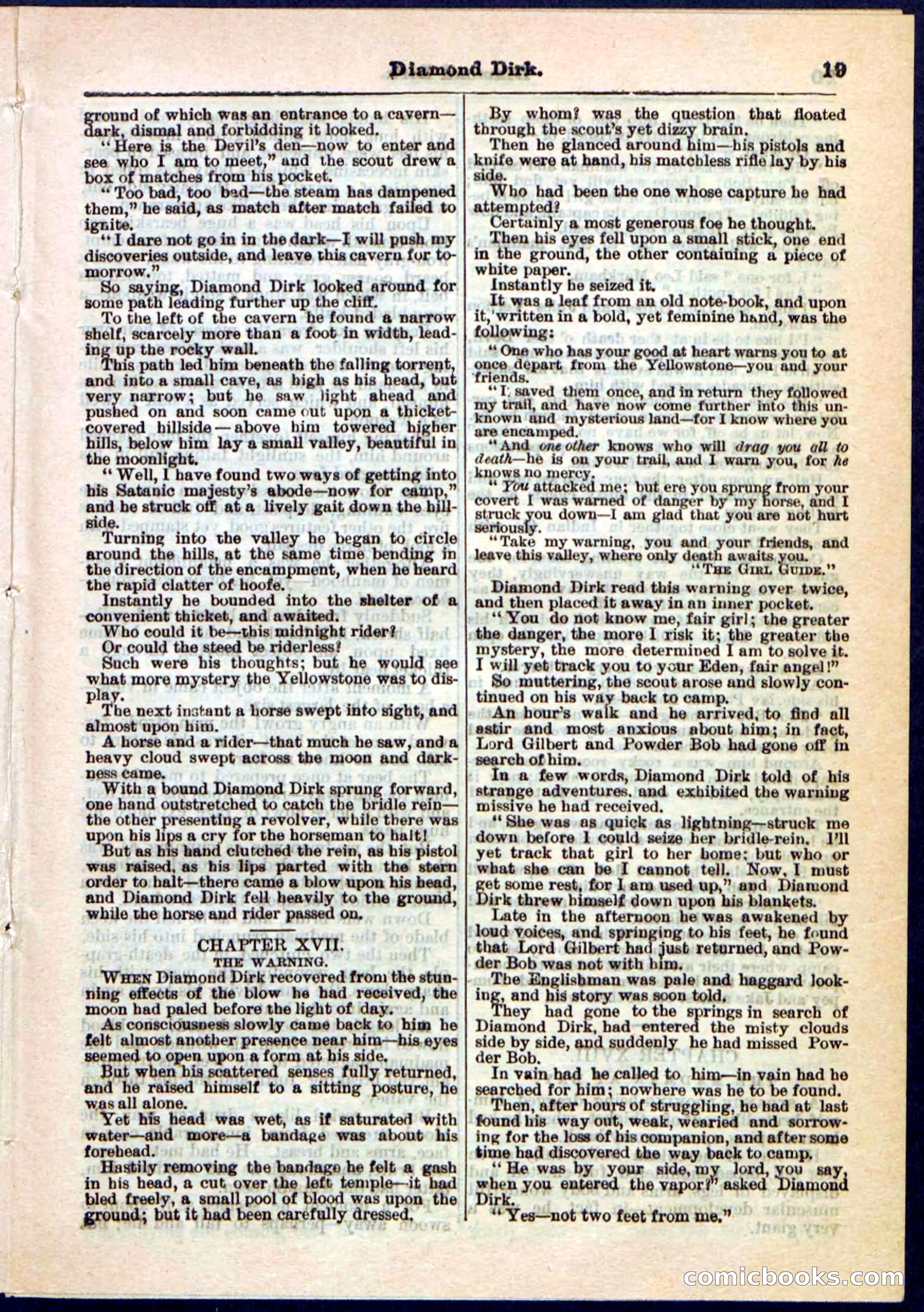 Beadle's Pocket Library No. 15 — page 19 of 32